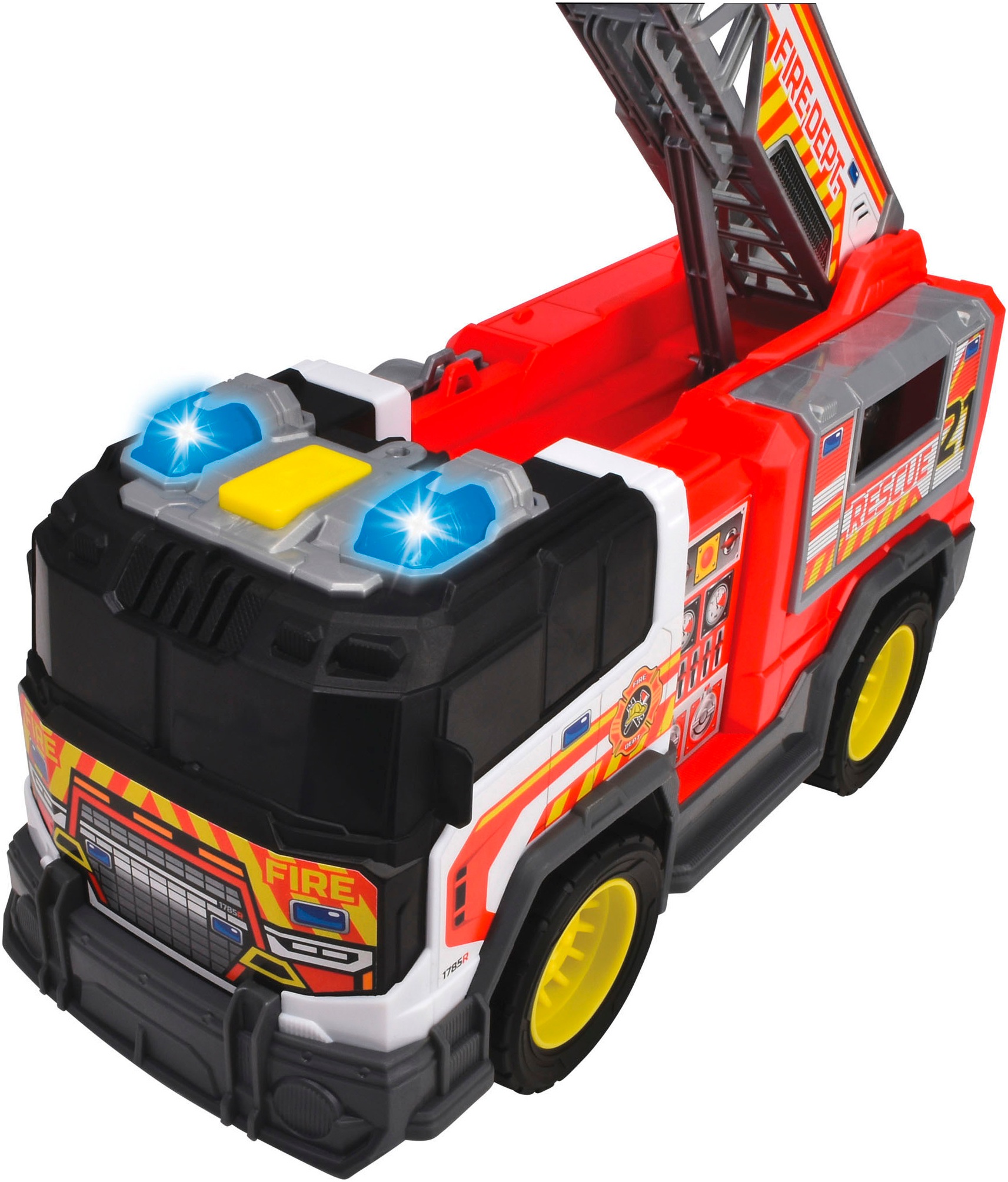 Dickie Toys Spielzeug-Feuerwehr »Fire Rescue Unit«, mit Licht und Sound