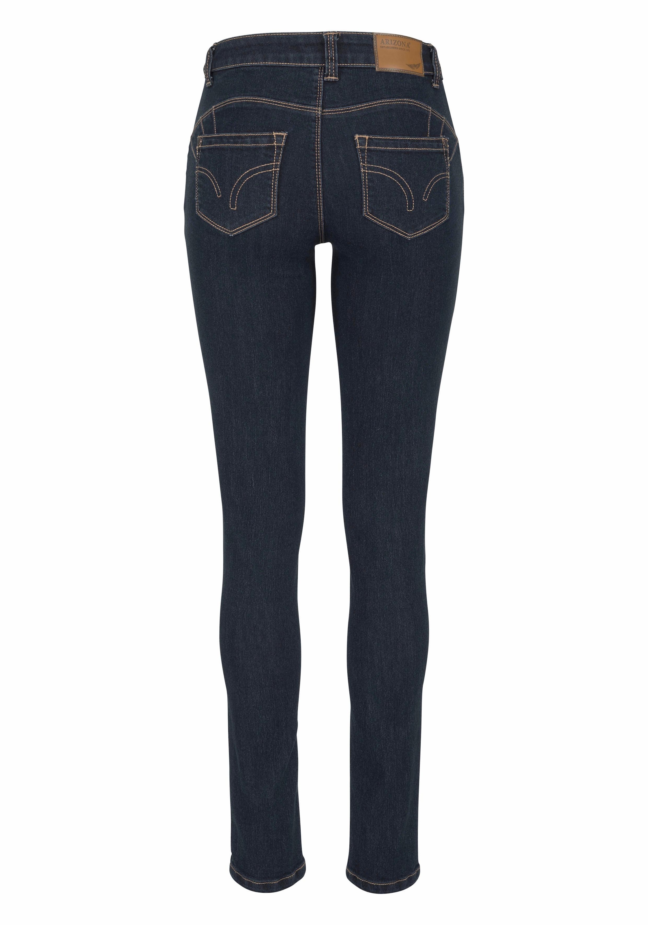 Arizona Skinny-fit-Jeans »Shaping«, skinny Passform, normale Leibhöhe, in Stretch-Qualität, Used-Look