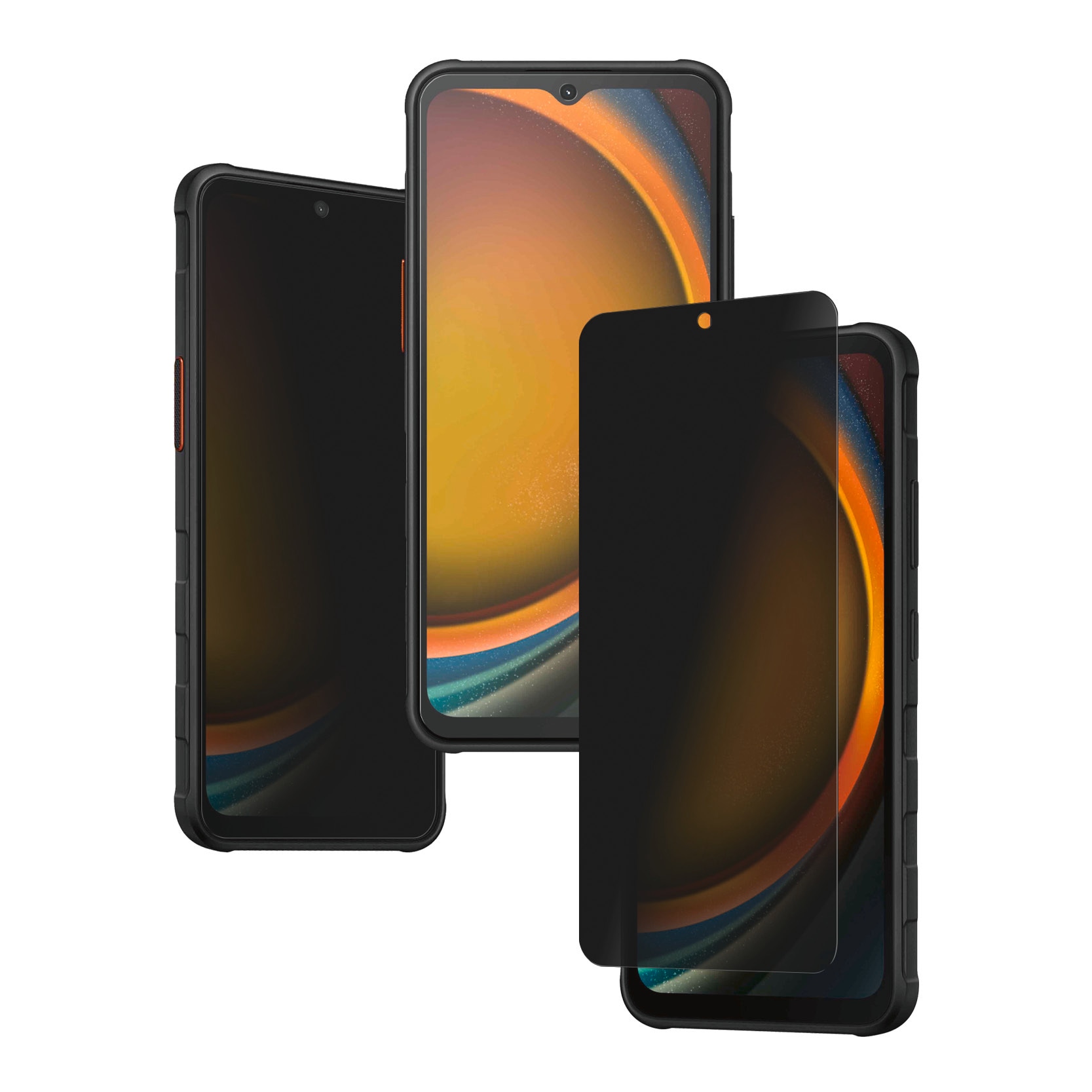 PanzerGlass Displayschutzglas »Ultra-Wide Fit Privacy Screen Protector« für Samsung Galaxy Xcover7;Samsung Galaxy Xcover6 Pro Displayschutzfolie, Blickschutz, Bildschirmschutz, kratz- & stoßfest