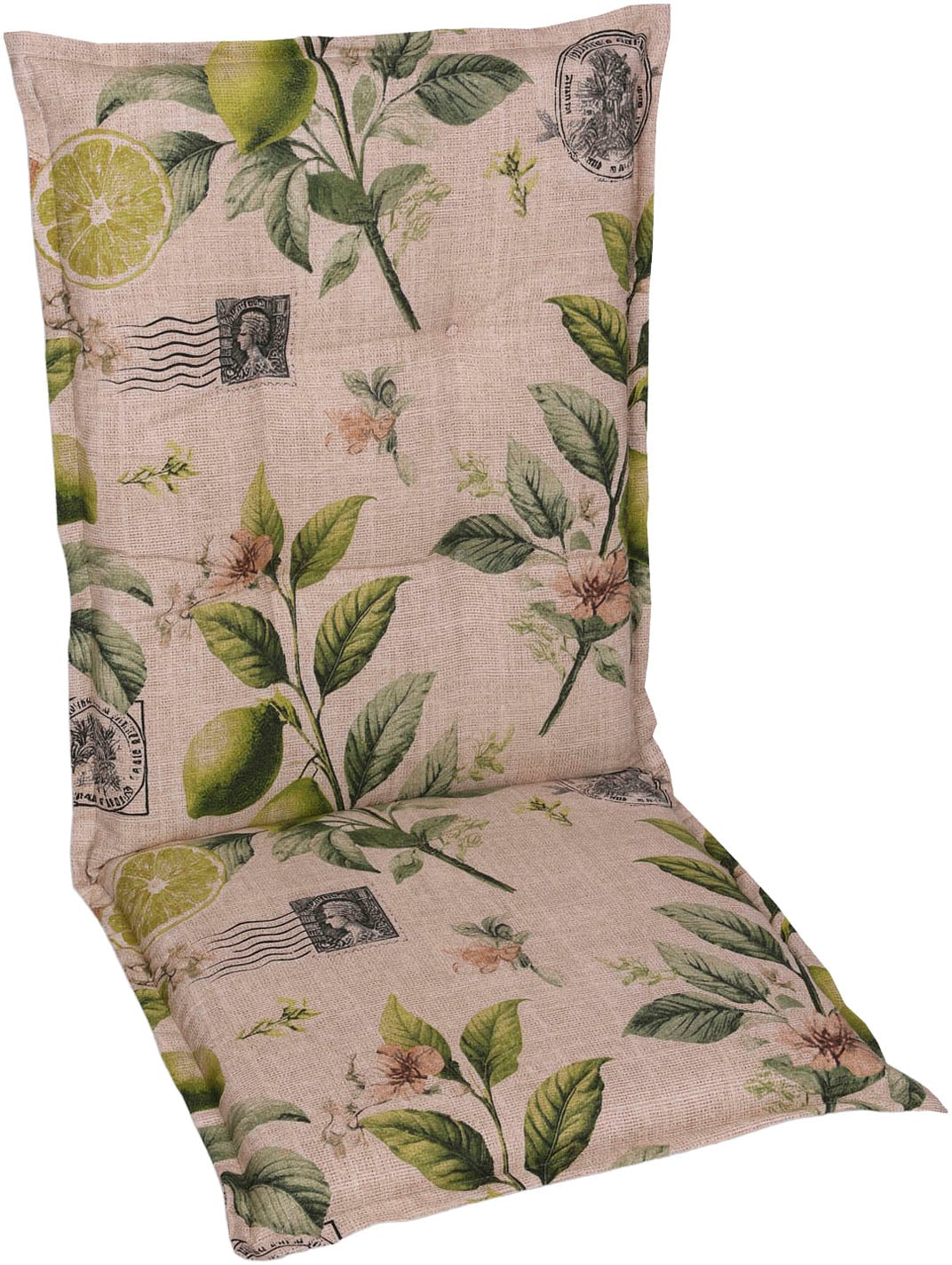 GO-DE Sesselauflage Lemon sand - Maße BxLxH ca.: 50 cm x 108 cm x 7 cm