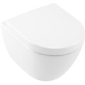 Villeroy & Boch Tiefspül-WC »Subway compact 2.0 verkürzt«, DirectFlush offener Spülrand ohne CeramicPlus Beschichtung, weiß