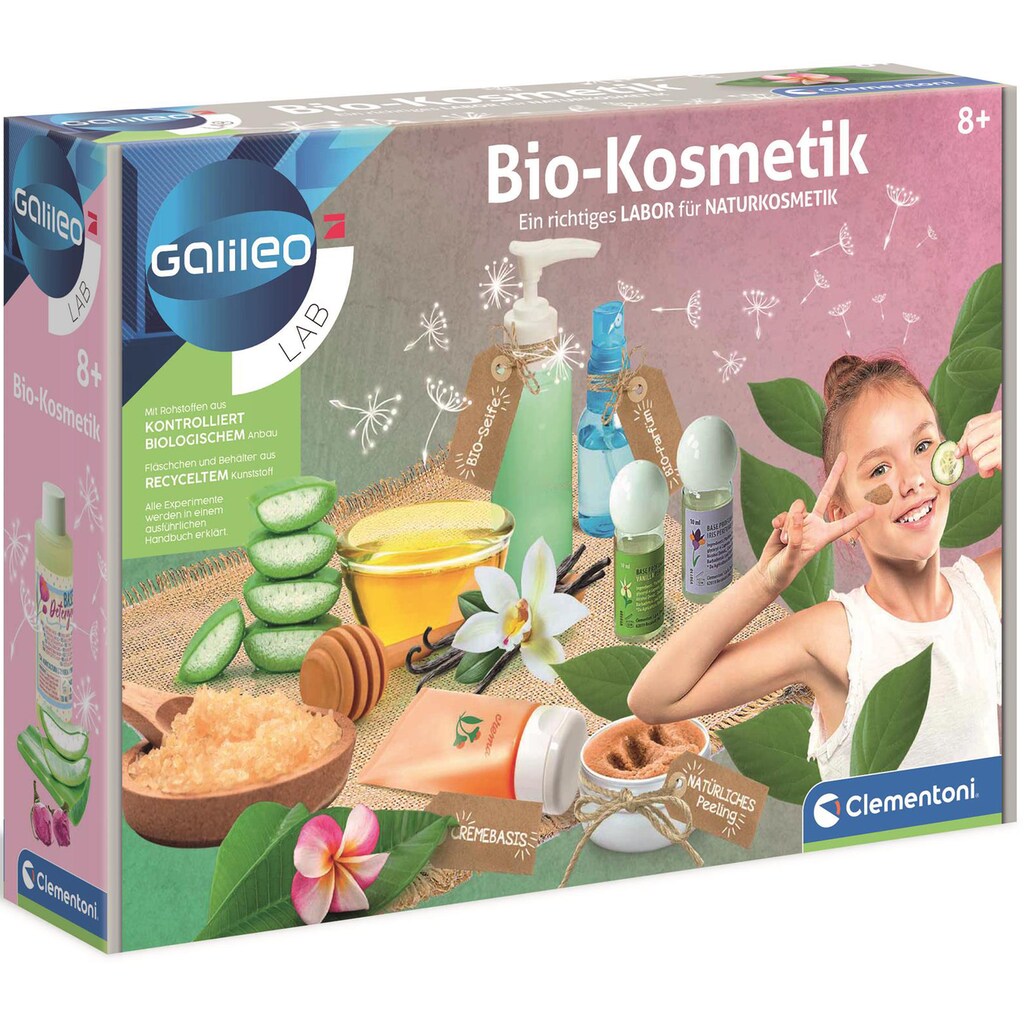 Clementoni® Experimentierkasten »Galileo, Bio-Kosmetik«, Made in Europe