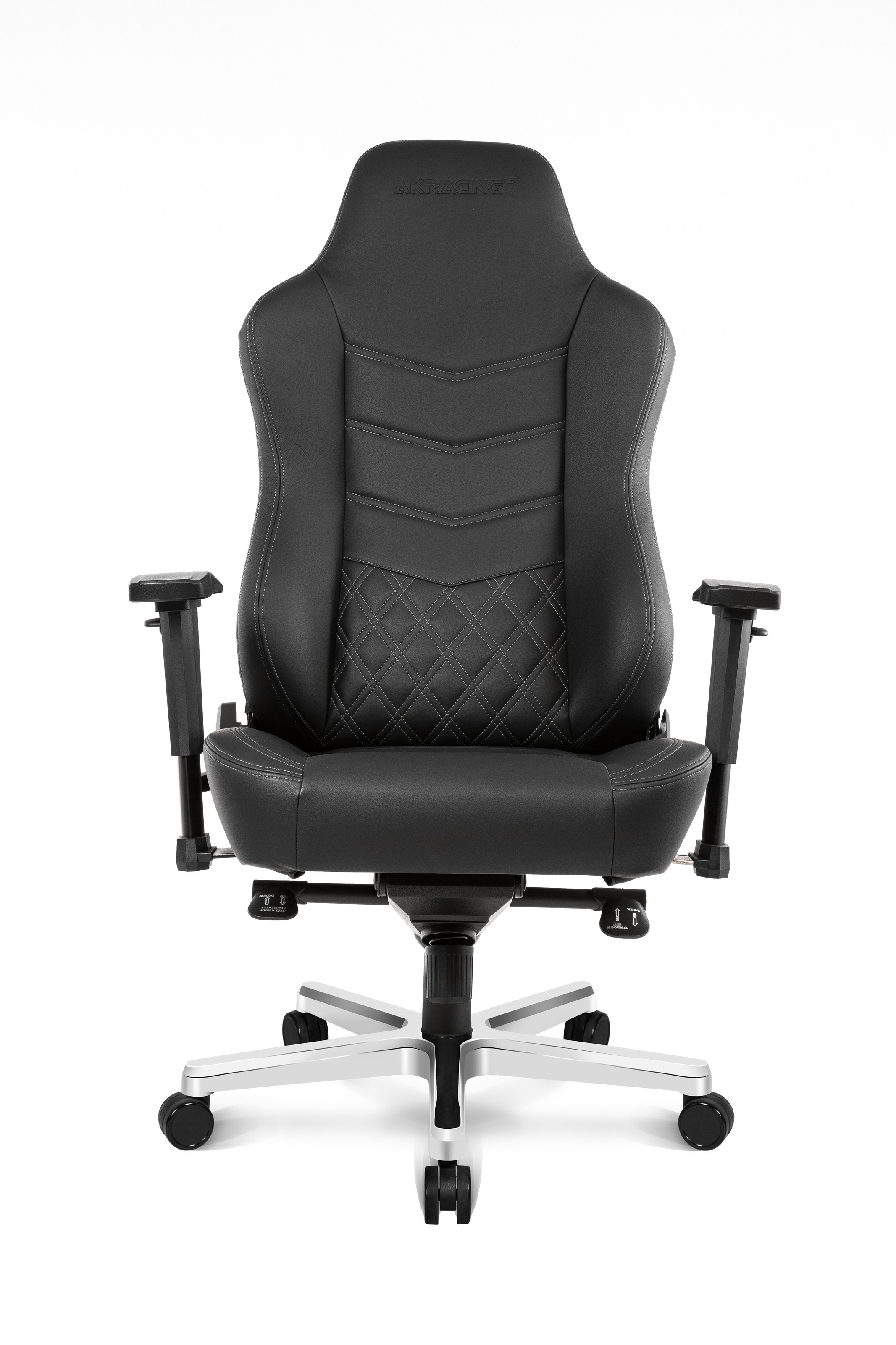AKRacing Gaming-Stuhl »Office Onyx Deluxe«, Kunstleder-Echtleder, ergonomisch, höhenverstellbar Schreibtischstuhl