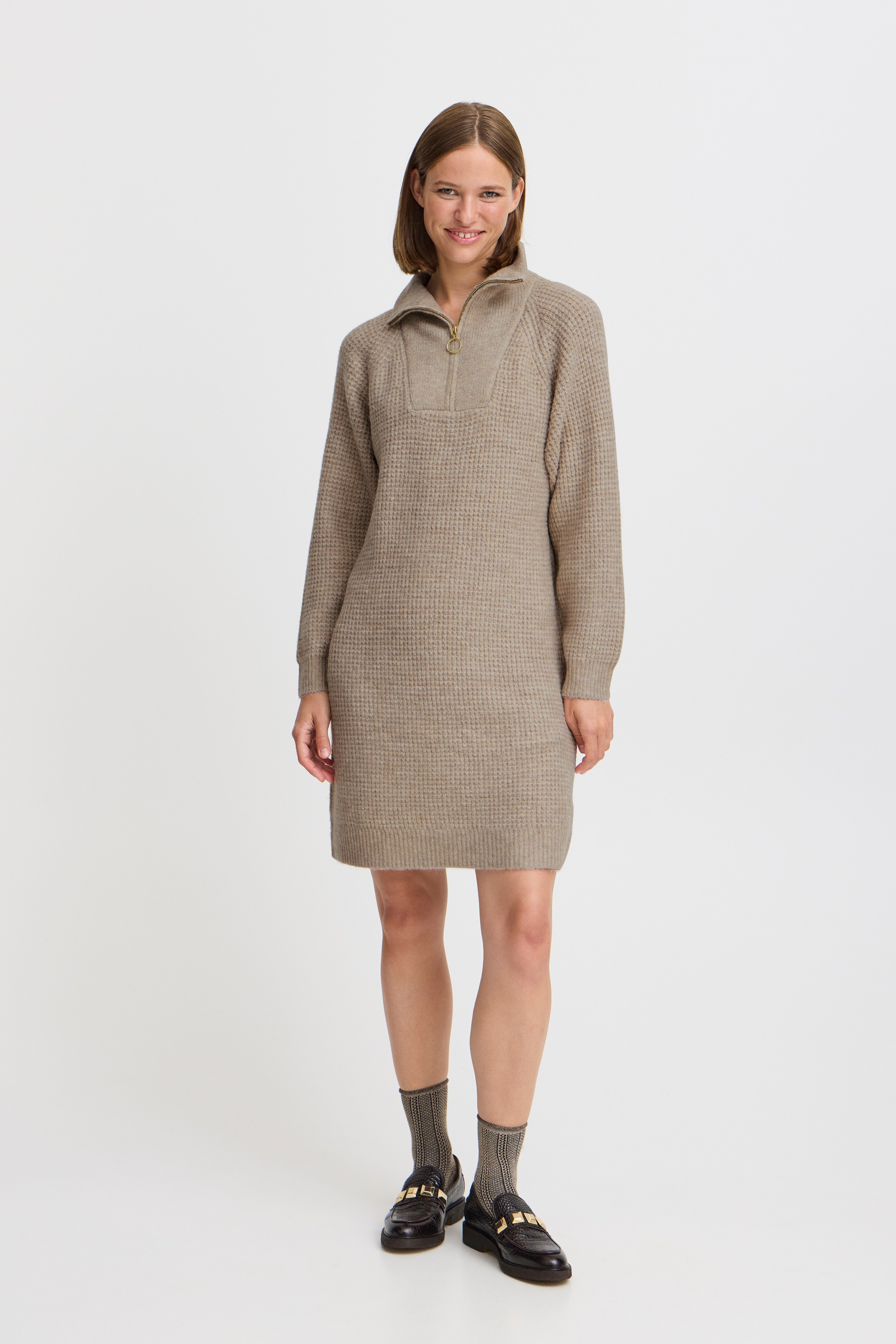 b.young Midikleid »Damen Kleid BYMISHA«