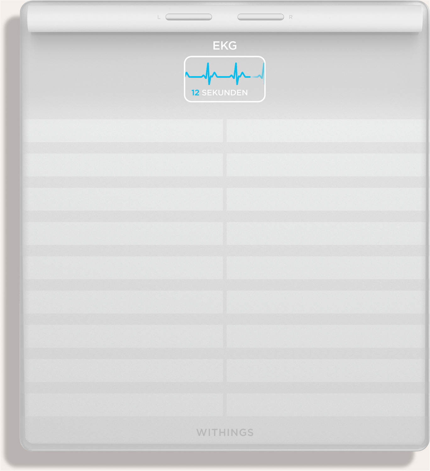 Personenwaage »Body Scan«, mit integriertem 6-Kanal-Elektrokardiogramm (EKG)