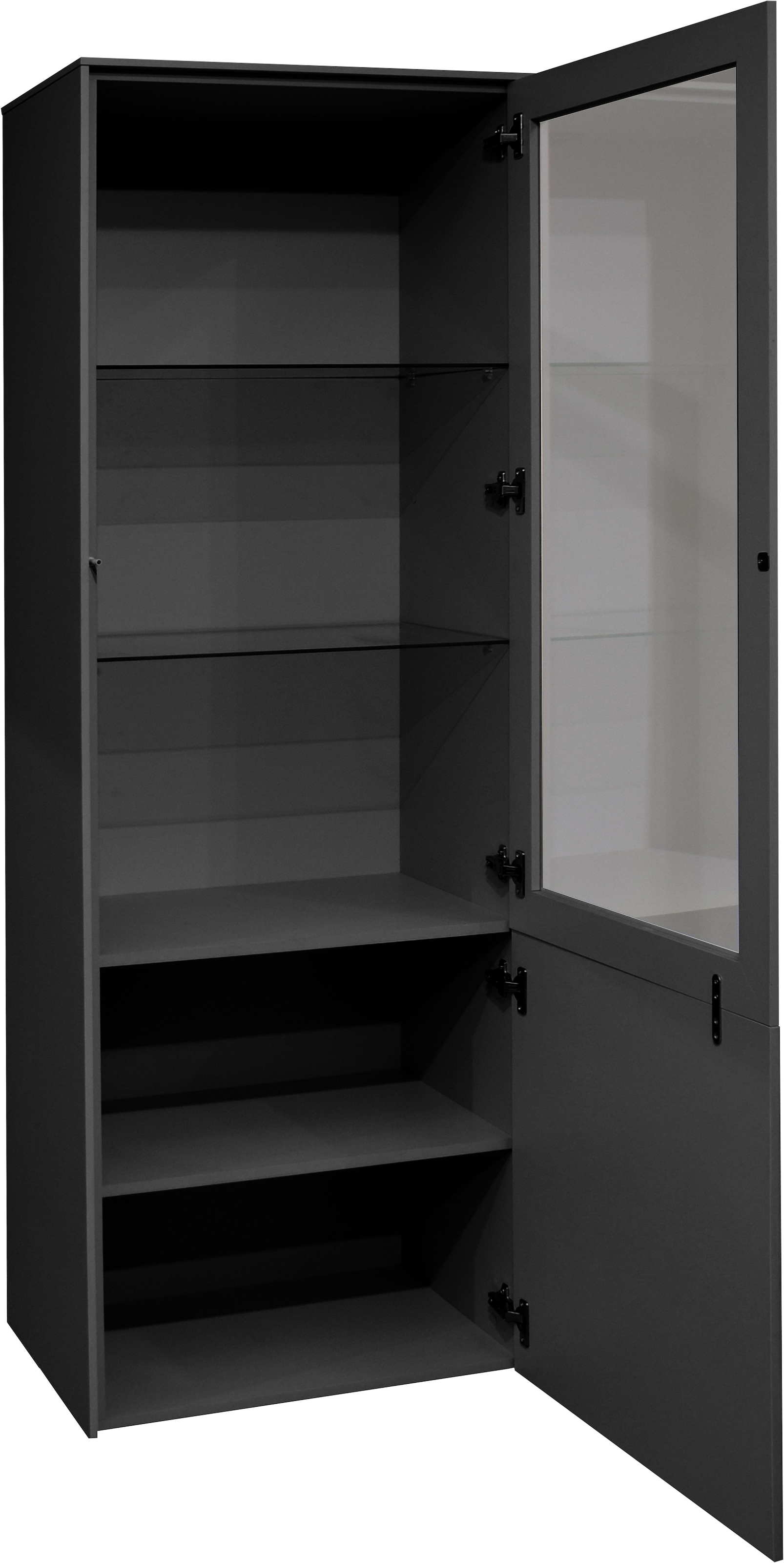 Mäusbacher Standvitrine »Imola TOPSELLER!«, Mäusbacher Vitrine mit Glas- und Holztür