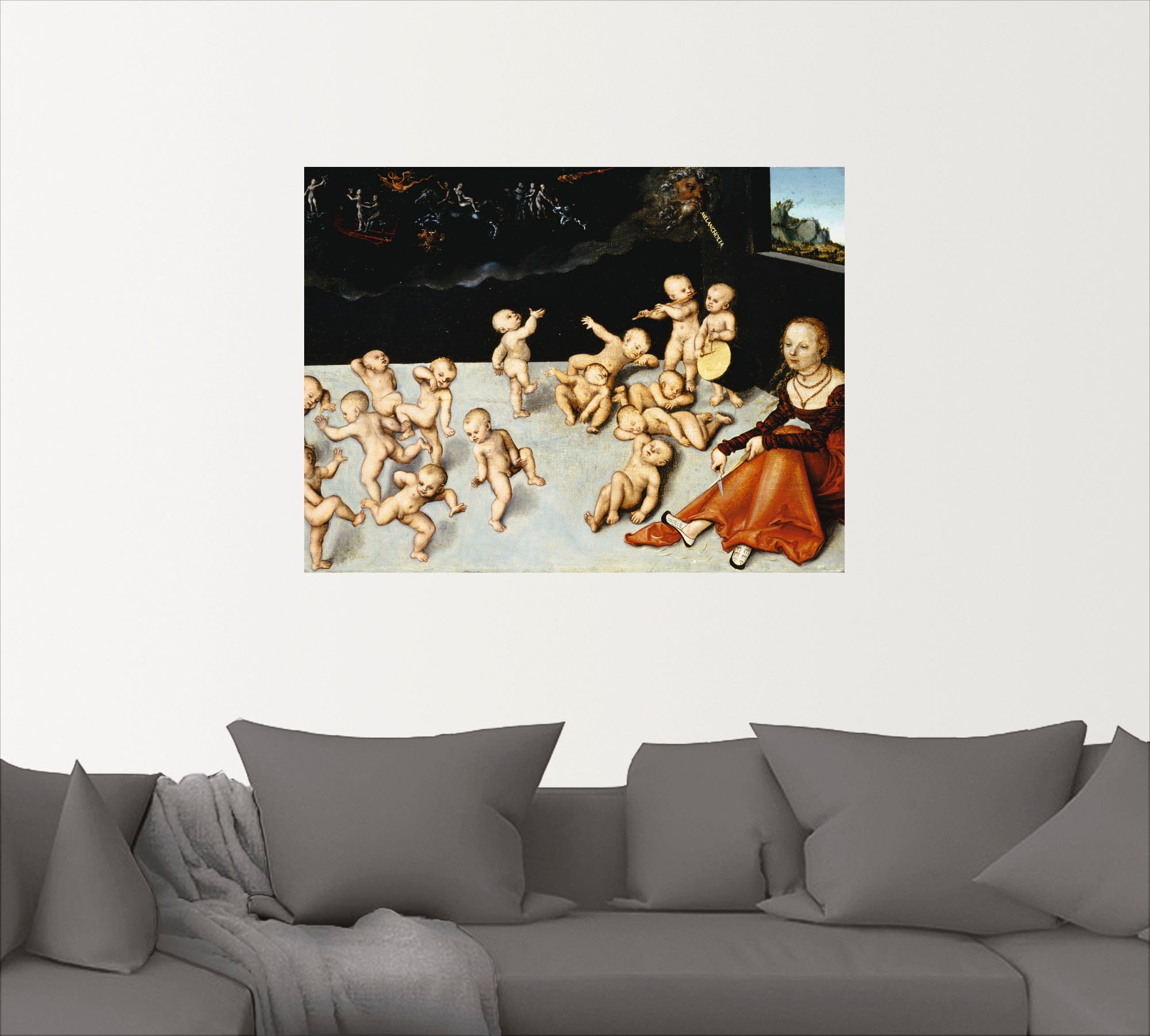 Artland Wandbild »Melancholia.«, Kind, (1 St.), als Leinwandbild, Wandaufkleber oder Poster in versch. Größen