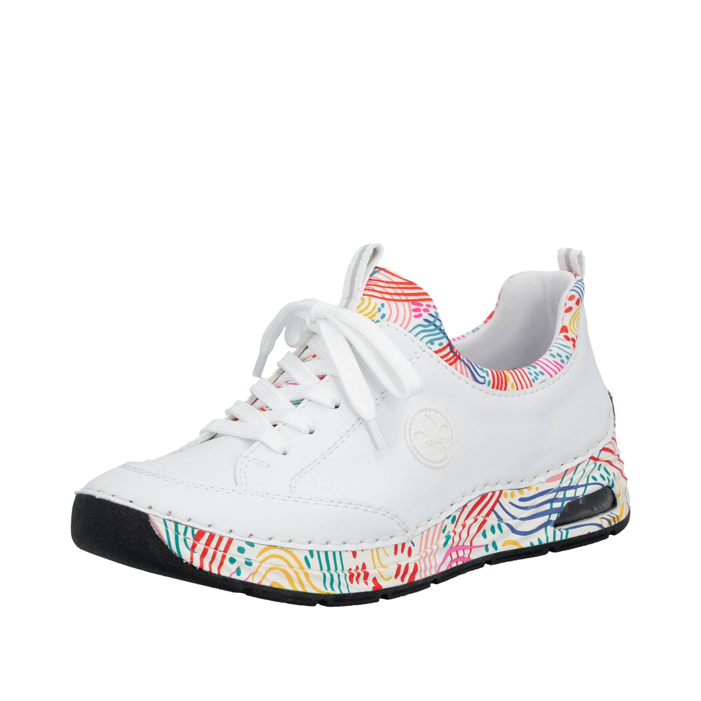 Rieker Slip-On Sneaker  Schlupfschuh, Freizeitsneaker, Halbschuh mit elastischem Einstieg