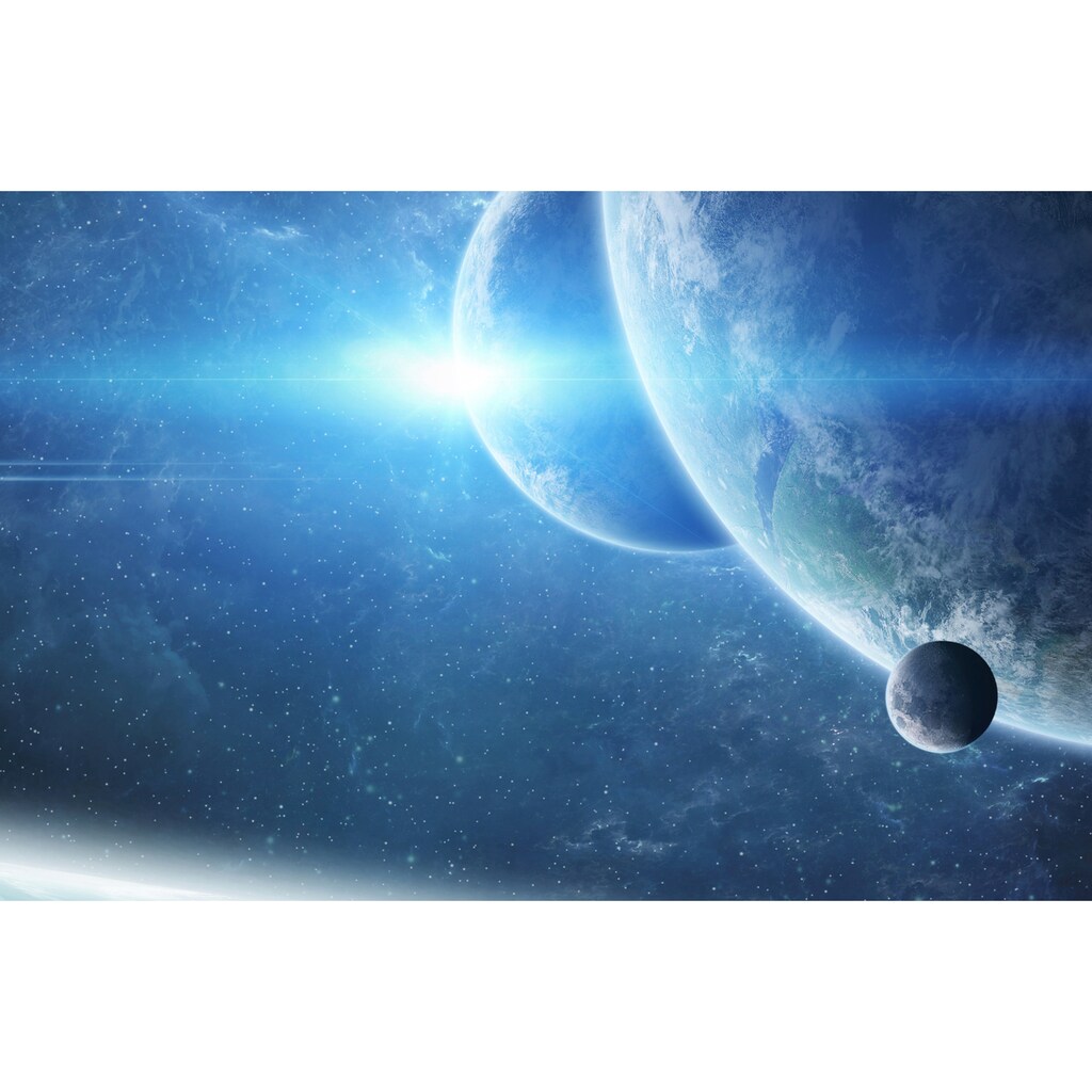 Papermoon Fototapete »GALAXIE-WELTALL UNIVERSUM PLANETEN SOLAR SYSTEM STERNE«