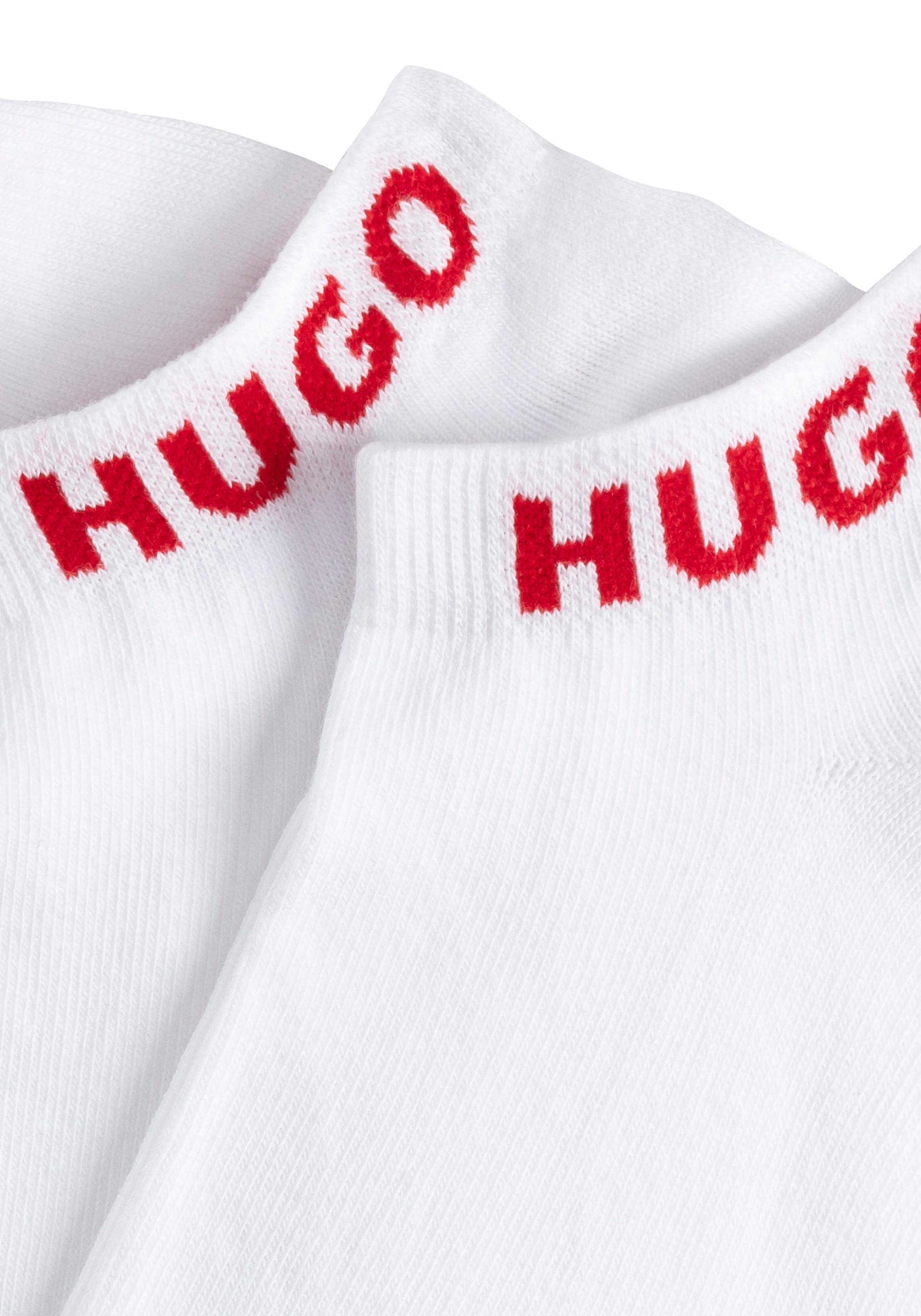 HUGO Underwear Socken »3P AS UNI CC W«, (Packung, 3 Paar, 3er), mit kontrastfarbenen Logoschriftzug