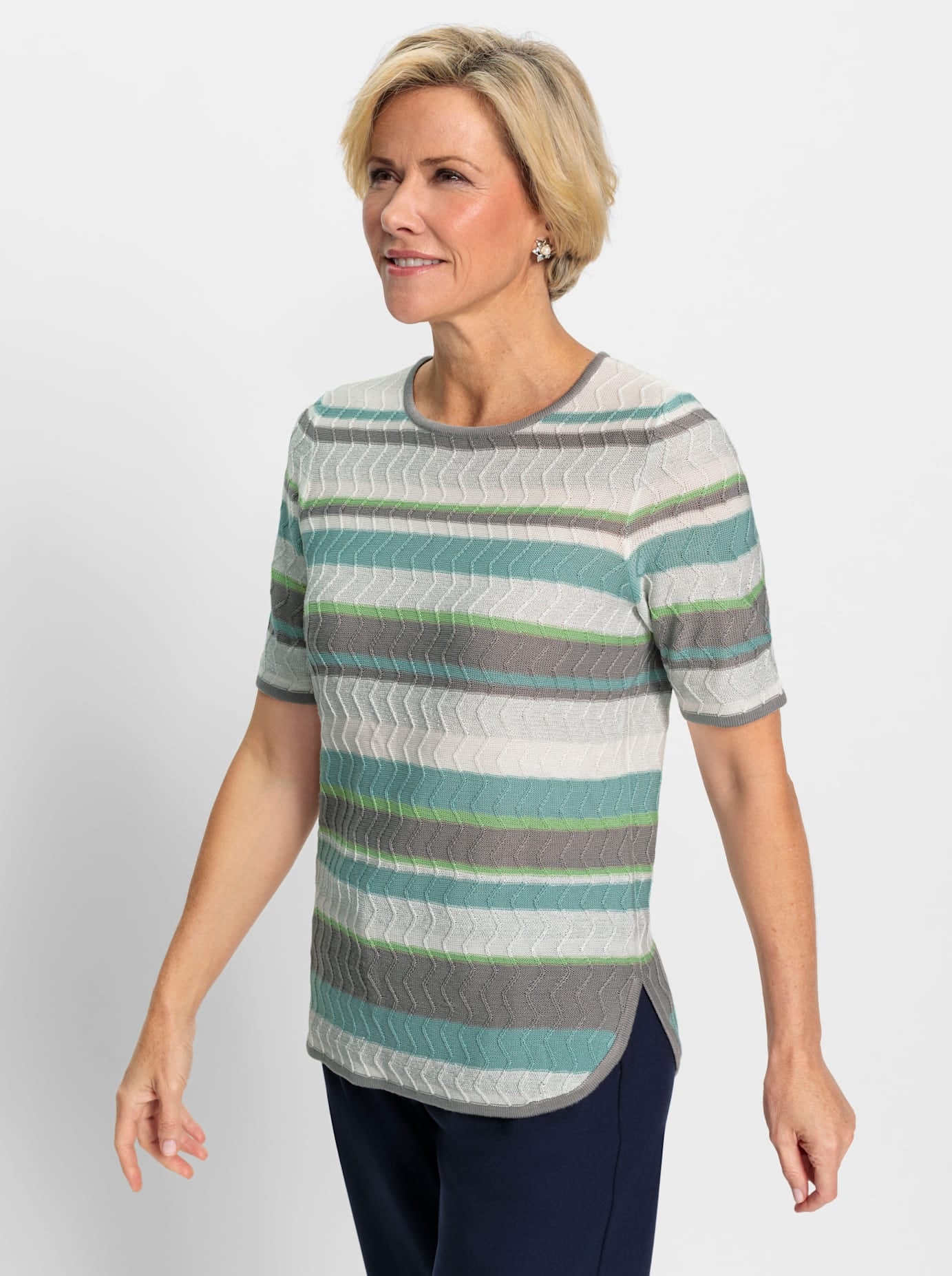 Classic Kurzarmpullover »Pullover«