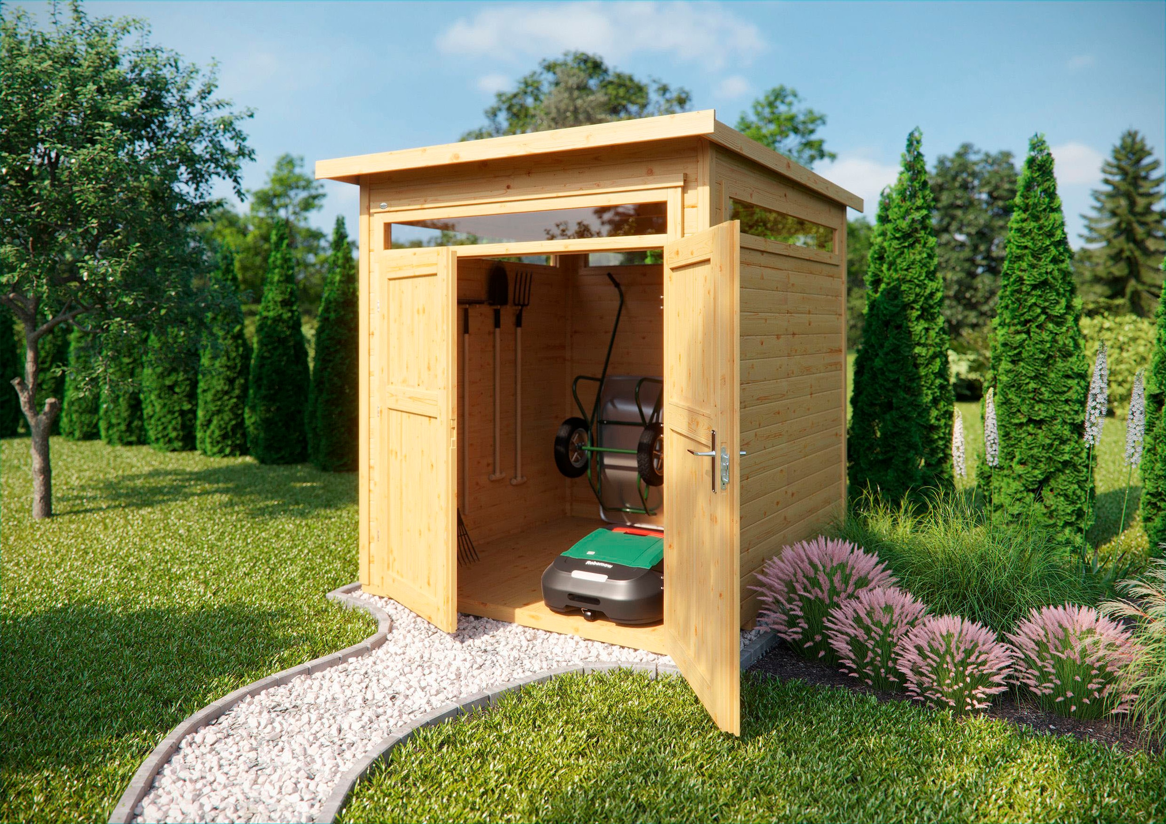 weka Gartenhaus »265 Gr. 3, 21 mm, natur«