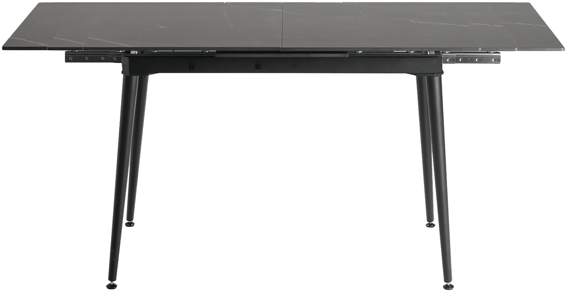 Home affaire Essgruppe »Melwine Keramiktisch Freischwinger«, (Set, 5 tlg.), Tisch ausziehbar 120-160 cm Esszimmer Tischgruppe