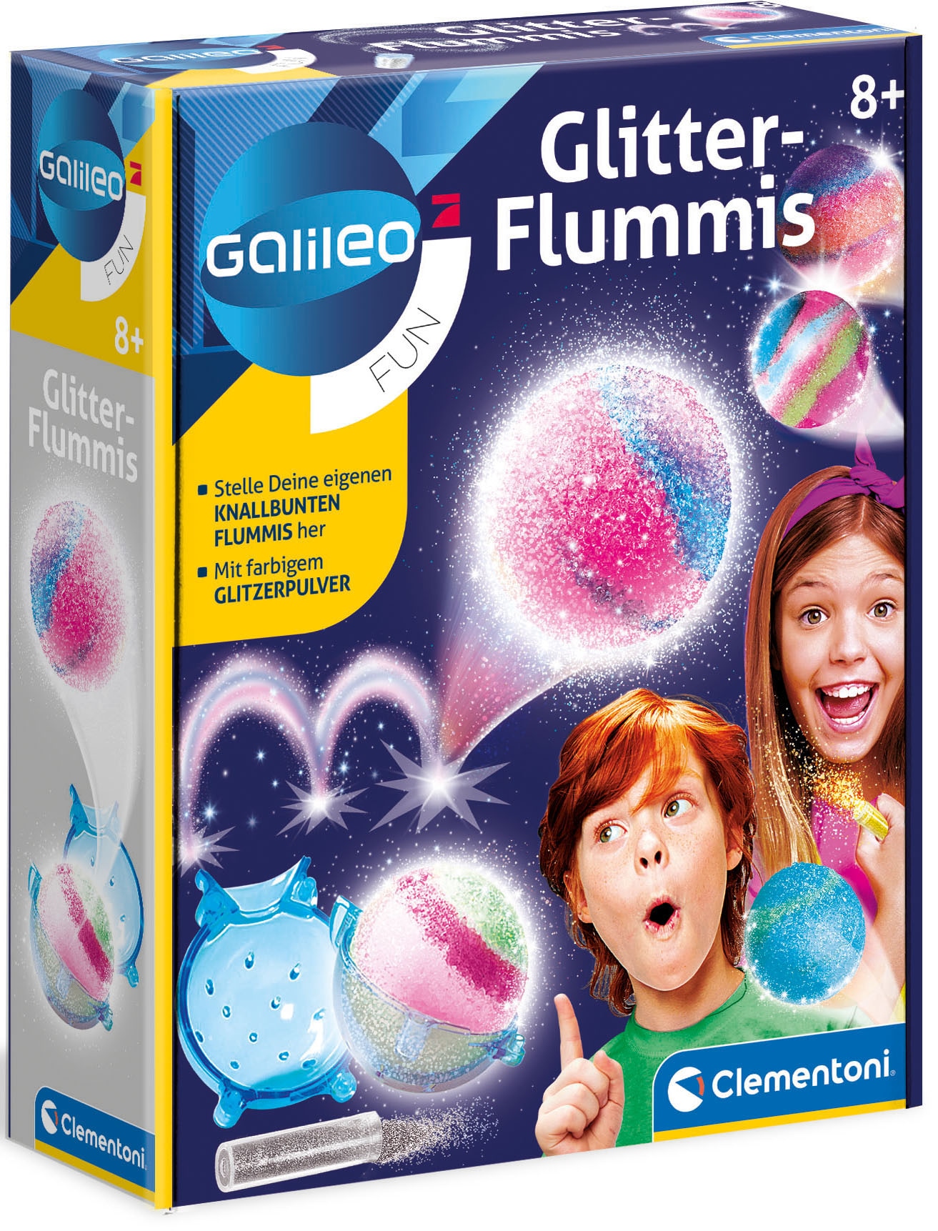 Clementoni® Kreativset »Galileo, Glitter-Flummis«