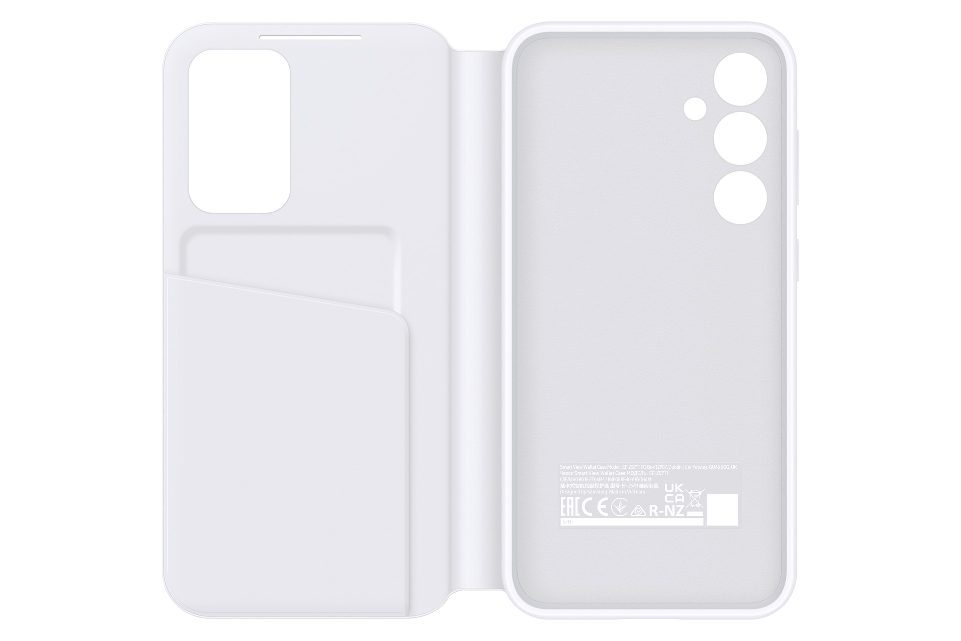 Handyhülle »Smart View Wallet Case für Samsung Galaxy S23 FE«, schützendes Cover,...