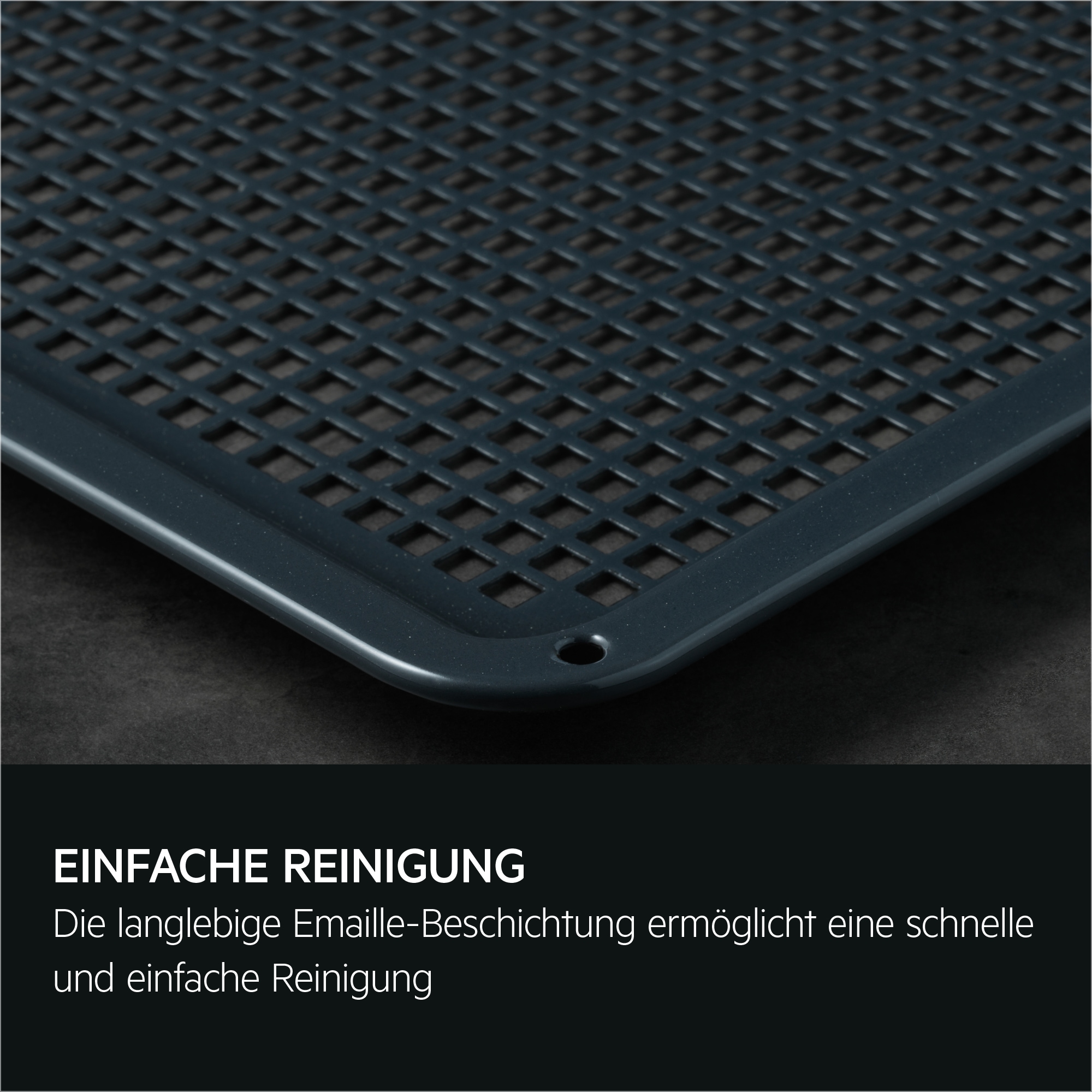 AEG Backblech »AirFry Tray Backblech A9OOAF00«, Emaille, perfekt geröstetes Gemüse und knusprige Pommes frites mit weniger Öl