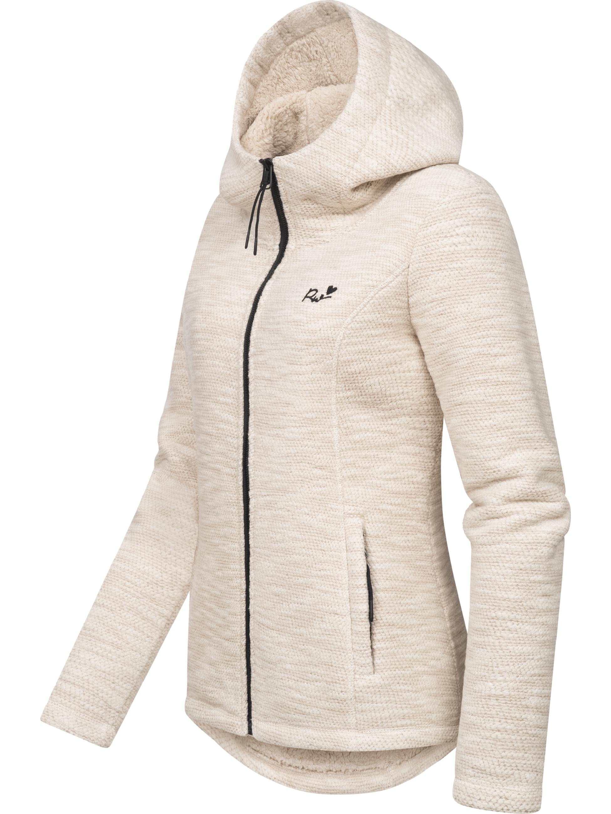 Ragwear Kapuzensweatjacke »Kapuzenstrickjacke Lyshka Melange«