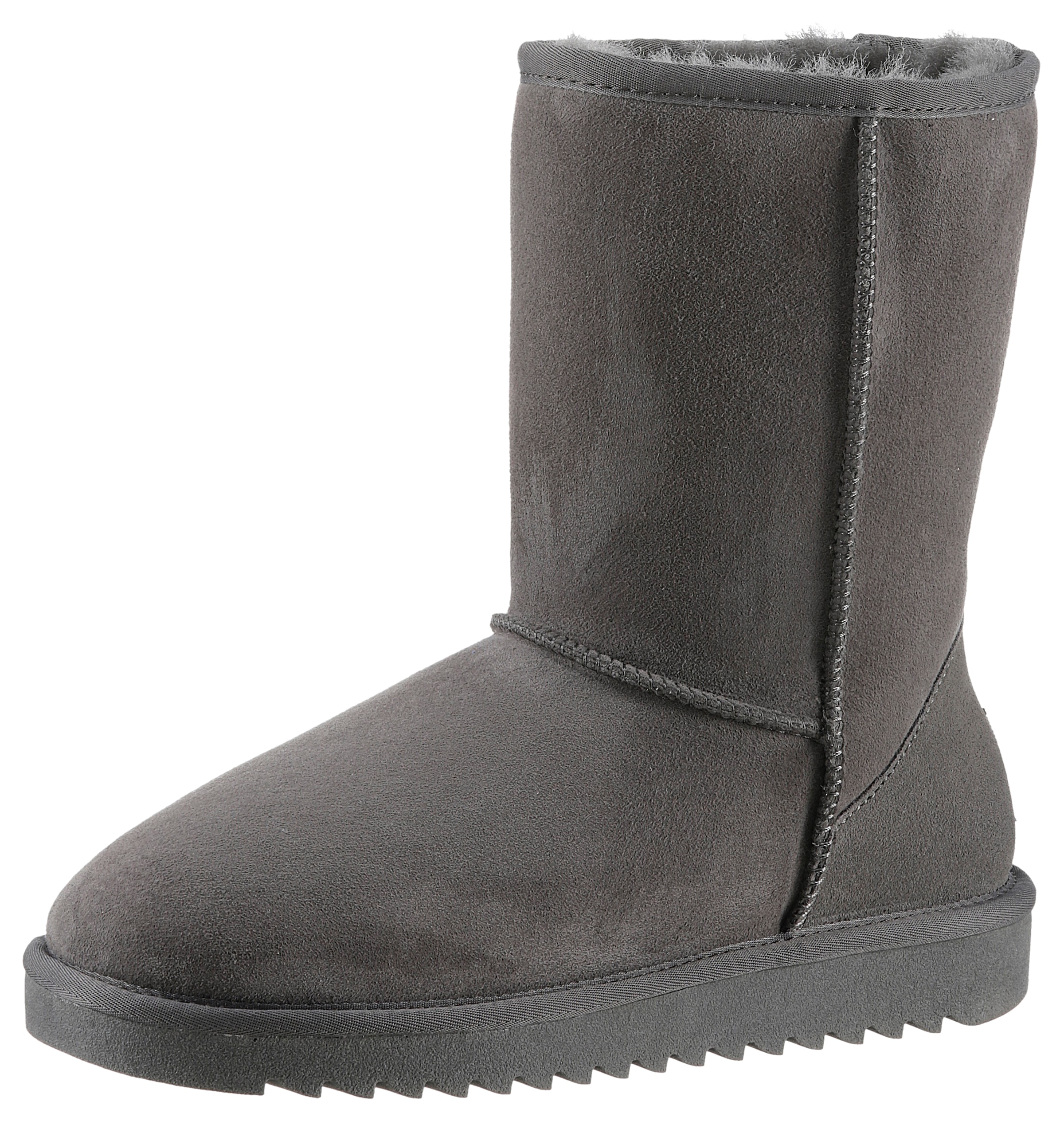 Winterboots »ALASKA«, Schlupfboots, Winterstiefelette, Snowboots mit Lammfell innen