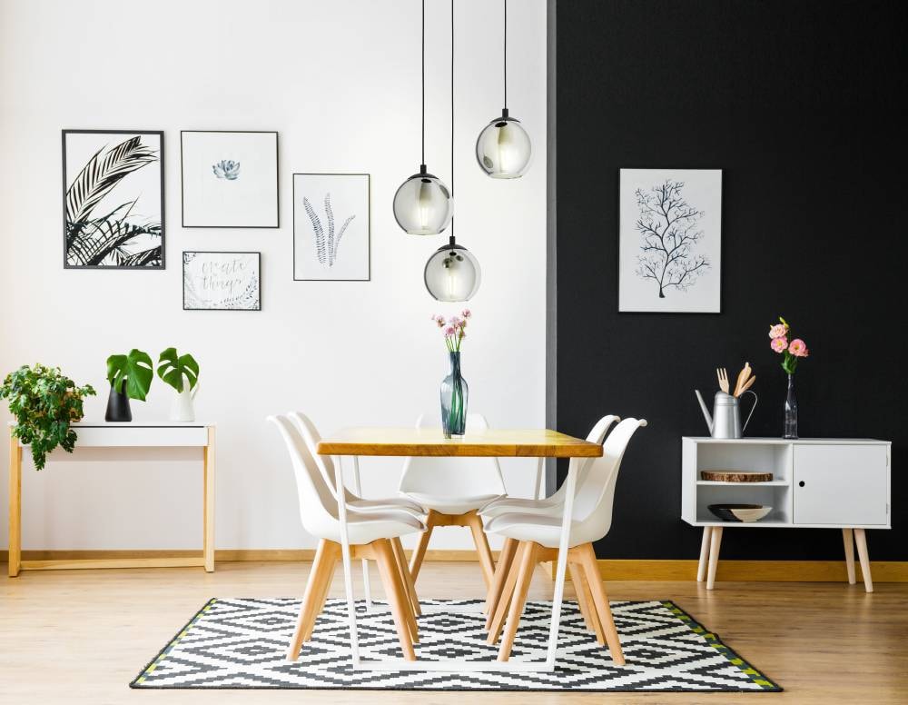 EGLO Pendelleuchte »ARISCANI«, 3 flammig, Leuchtmittel E27 | ohne Leuchtmittel, Lampe für Esstisch, Hängeleuchte, Rauchglas schwarz transparent, E27