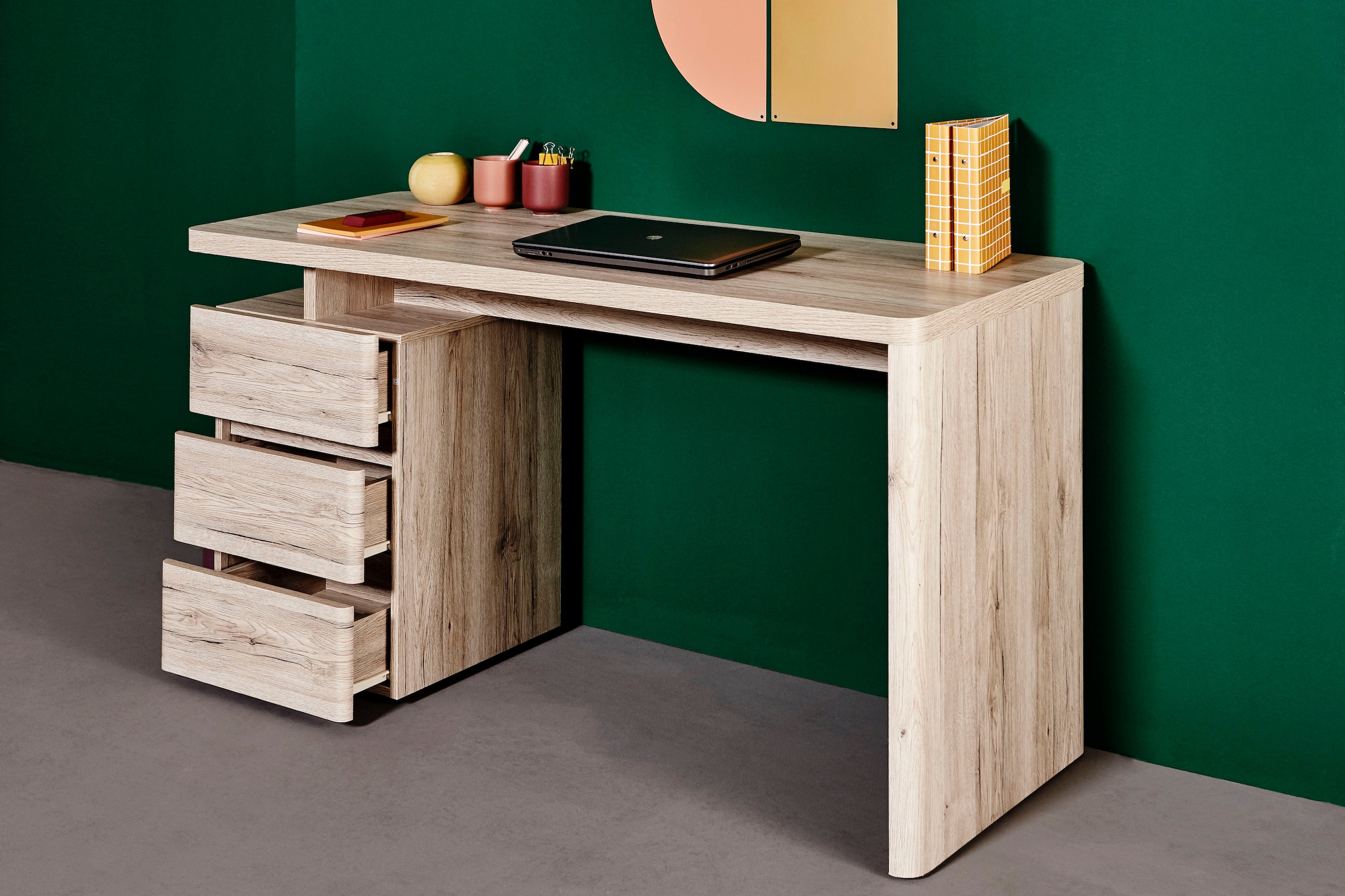 Jahnke Schreibtisch »CU-LIBRE C 240«, wechselseitig montierbar