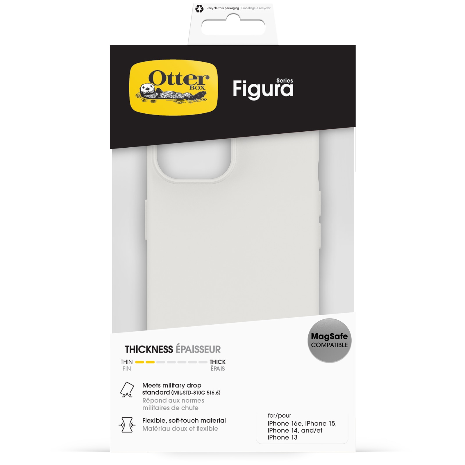 Otterbox Handyhülle »Figura für Apple iPhone 16e/15/14/13« Apple iPhone 15 | Apple iPhone 16e | iPhone 14 Backcover, Schutzhülle, Handyschutzhülle, Case, Schutzcase, stoßfest