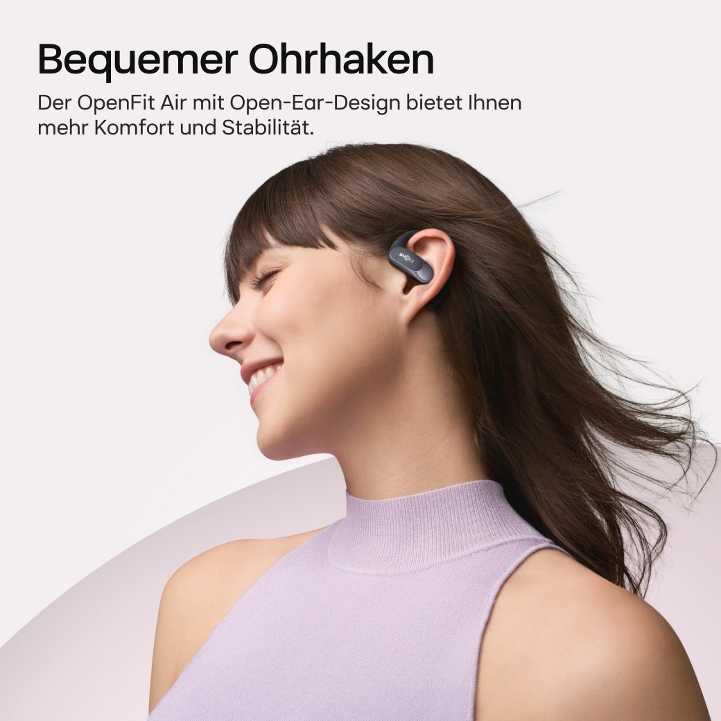 Shokz Open-Ear-Kopfhörer »OpenFit Air + Case«