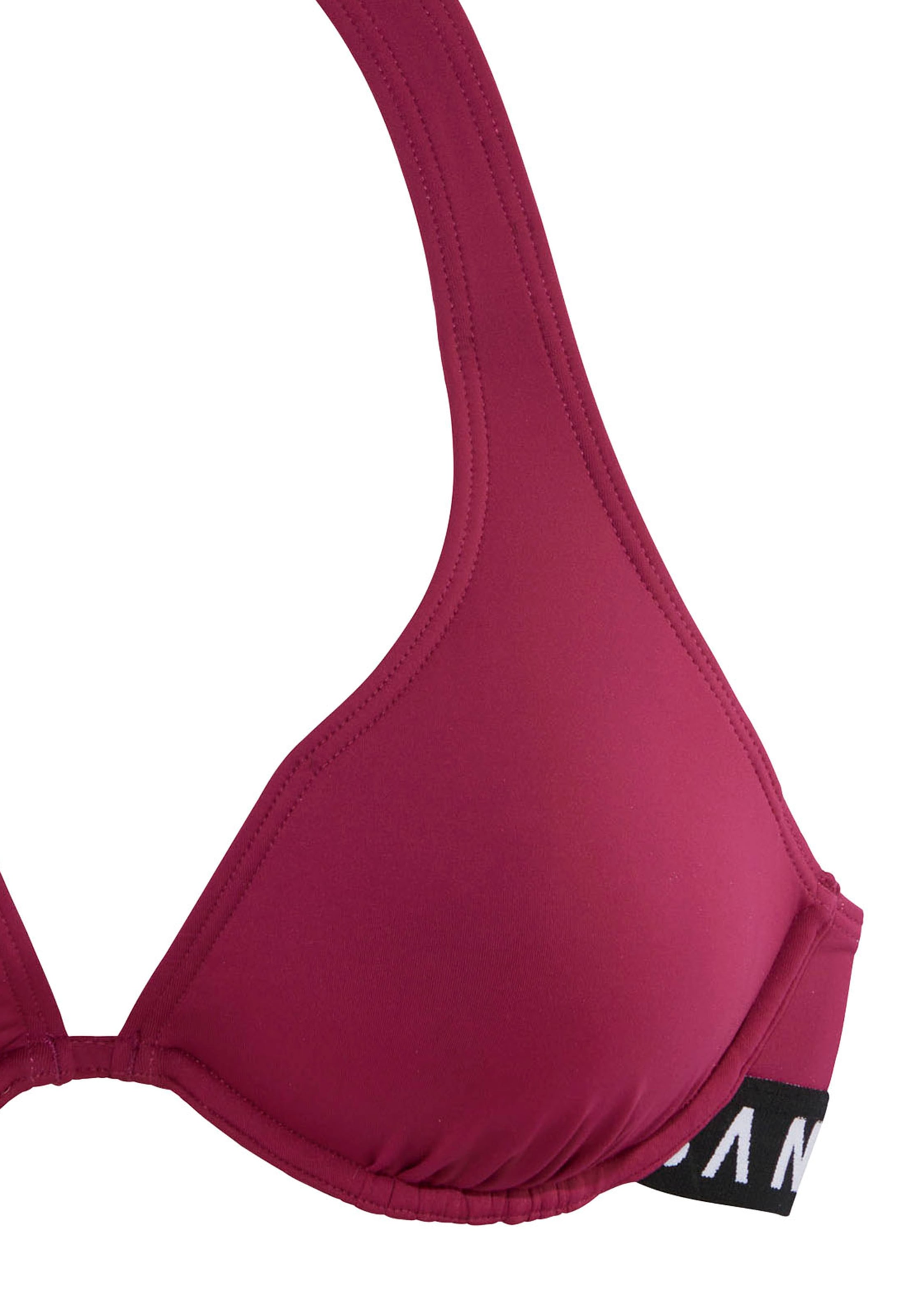 Elbsand Bügel-Bikini mit Markenschriftzügen in Kontrastfarbe