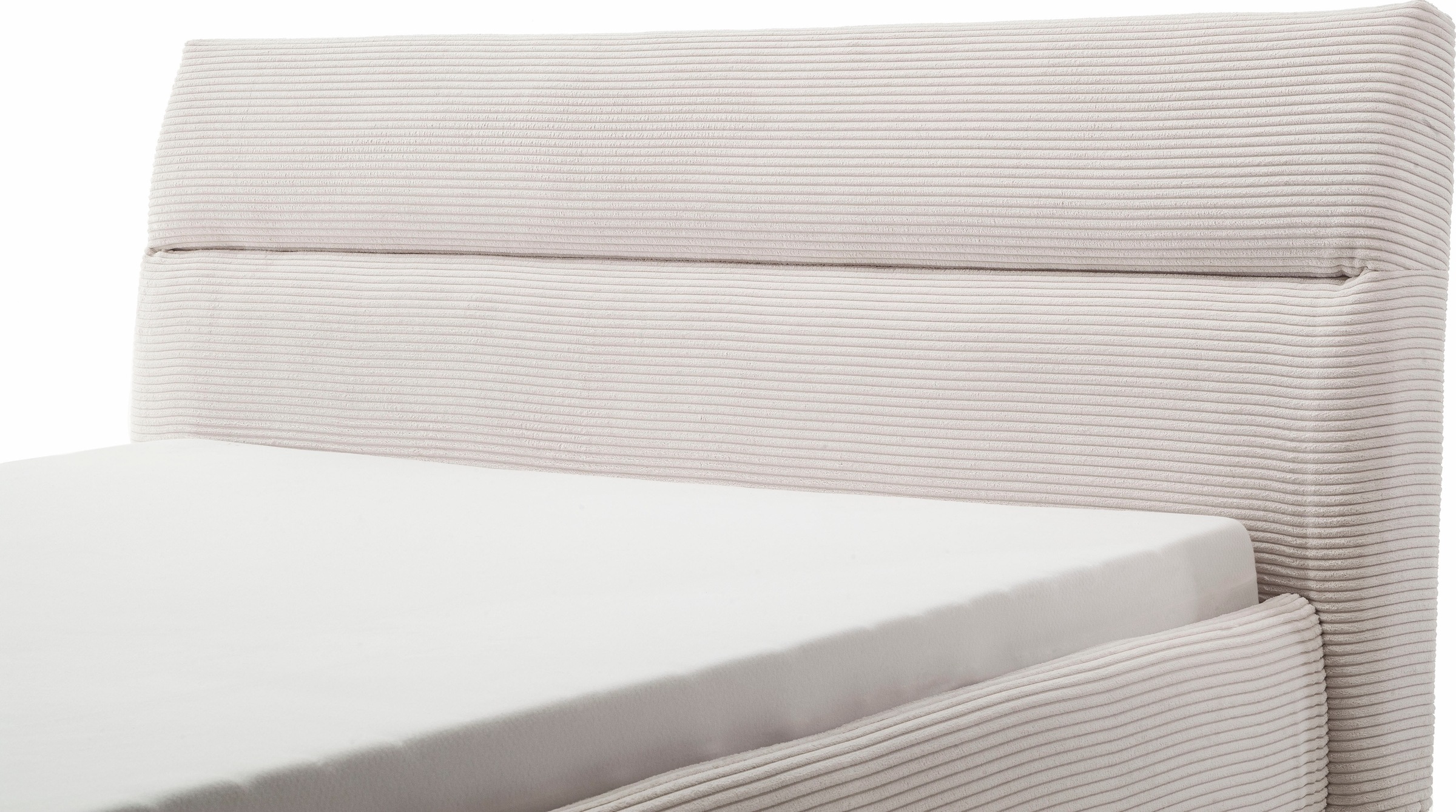 Home affaire Polsterbett »Elvo, weichgepolstertes Kopfteil, wahweise Überlänge, 140-200 cm breit« inkl. 7-fache Einlegetiefenverstellung & saugroboterfreundliche Höhe