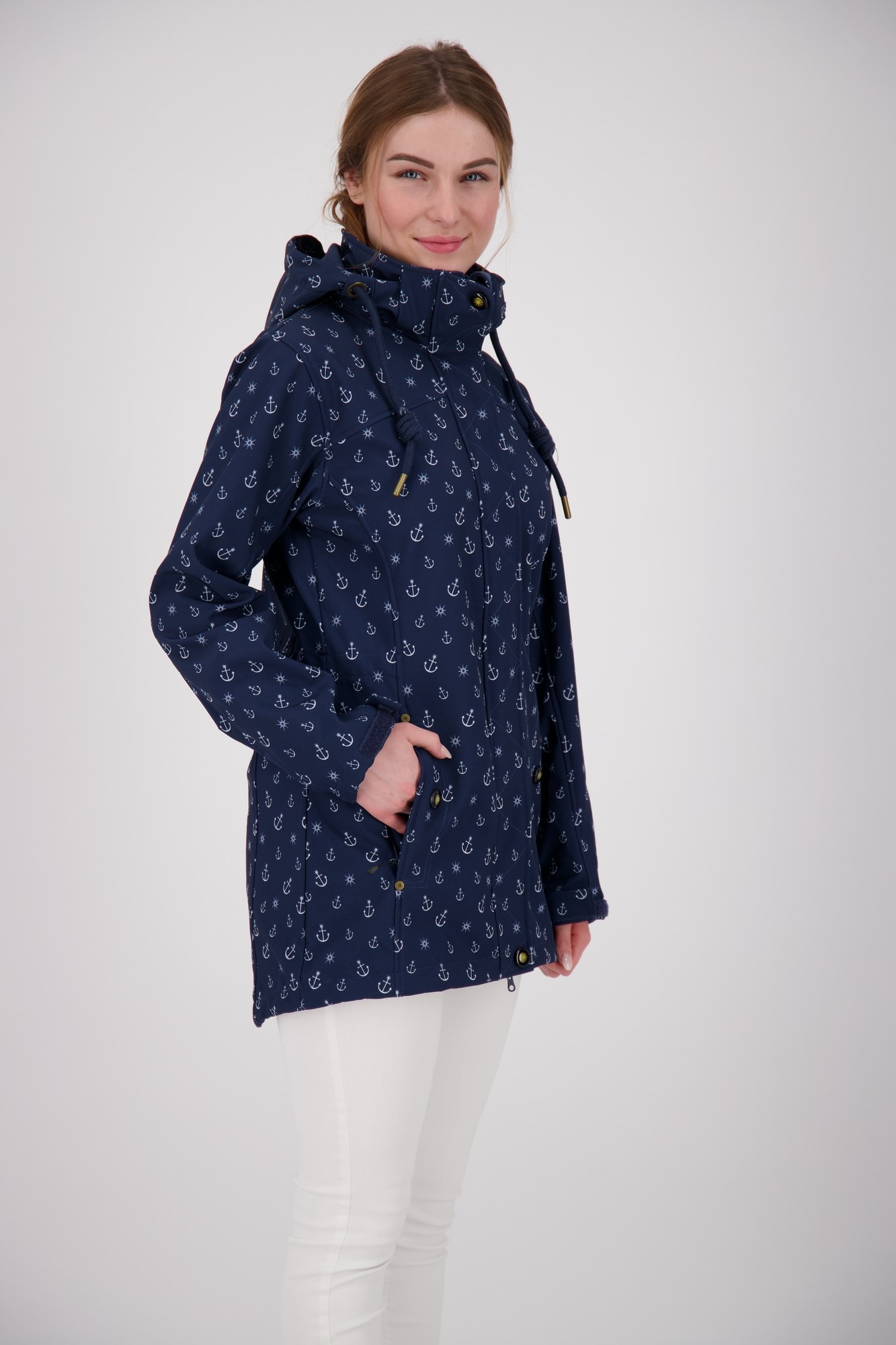 ankerglut Funktionsjacke »Friesennerz Ankerglutschein II Regenmantel, Longjacket« mit Kapuze auch in Großen Größen erhältlich
