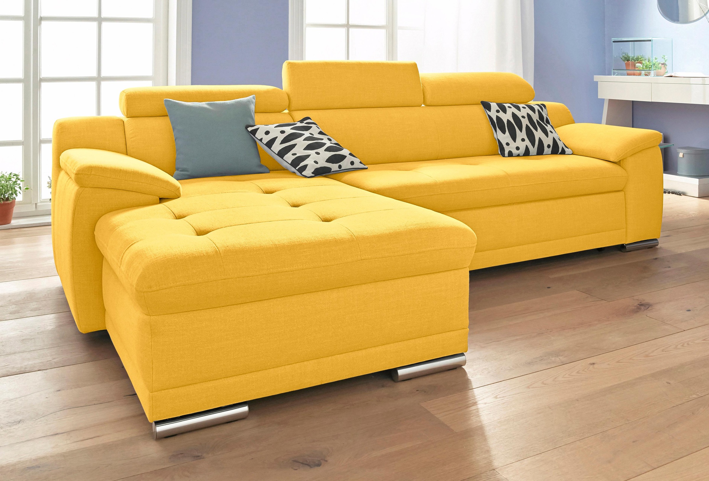 sit&more Ecksofa, wahlweise mit Bettfunktion, inklusive Kopfteilverstellung kaufen