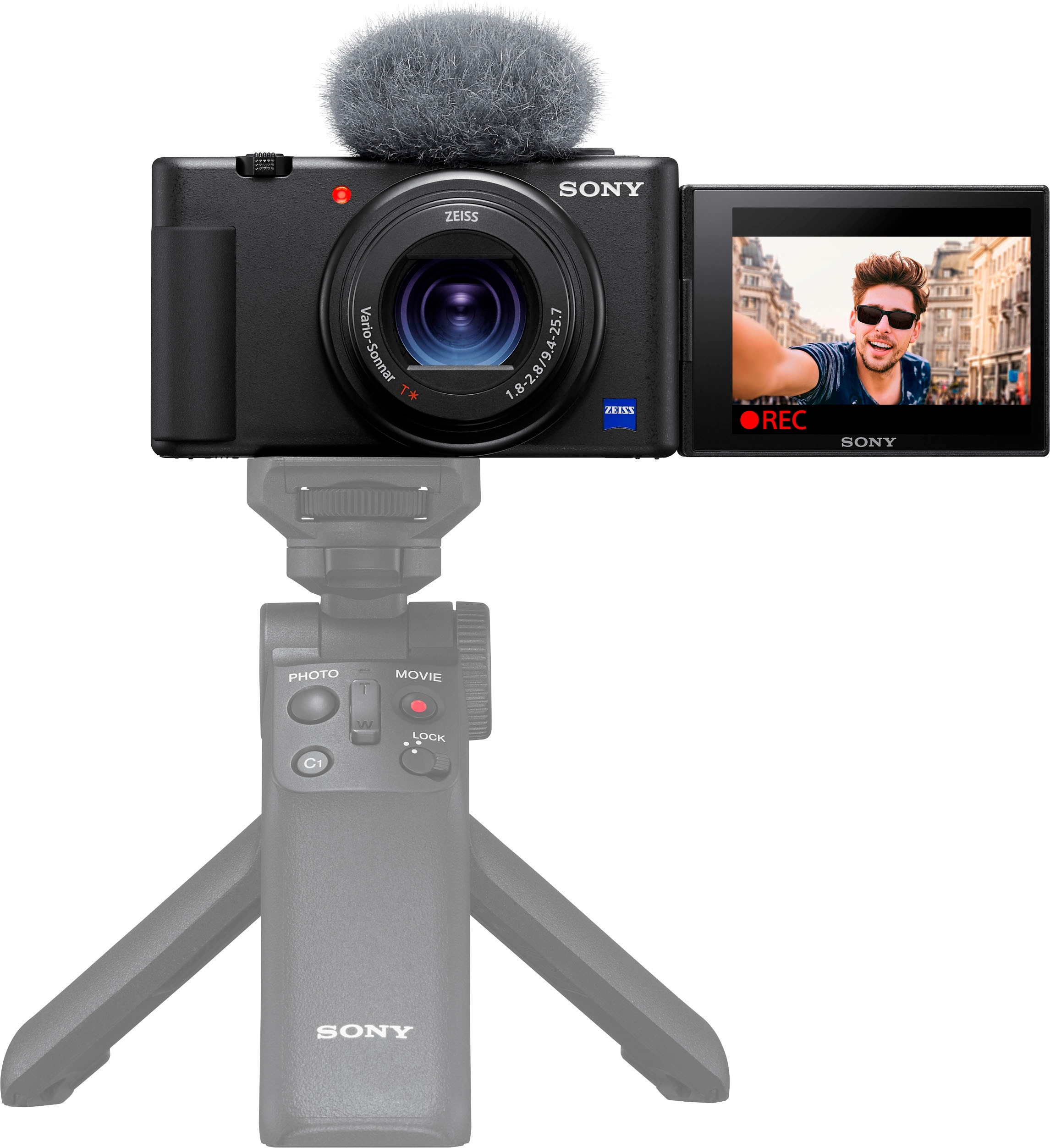 Sony Kompaktkamera »Vlog-Kamera ZV-1«, 20,1 MP, Bluetooth-WLAN (WiFi)