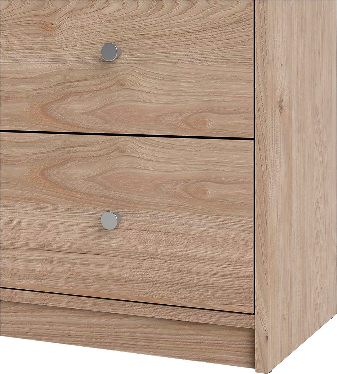 Home affaire Sideboard »May, Aufbewahrung, Schubkastenkommode, Stauraum«, mit 6 Schubladen, Knopfgriffen,Tiefe von 30 cm, Breite 143 cm