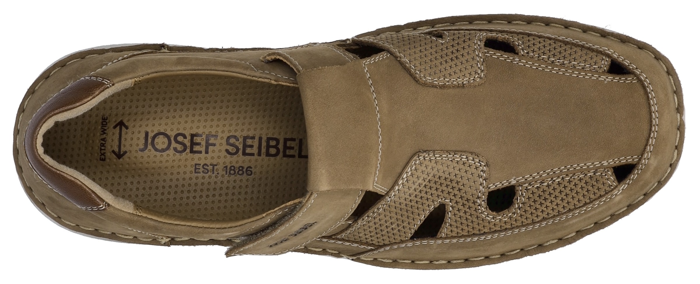 Josef Seibel Klettschuh »New Anvers 81«, Bäckersandale, Komfortschuh, Halbschuh in Weite K (sehr weit)