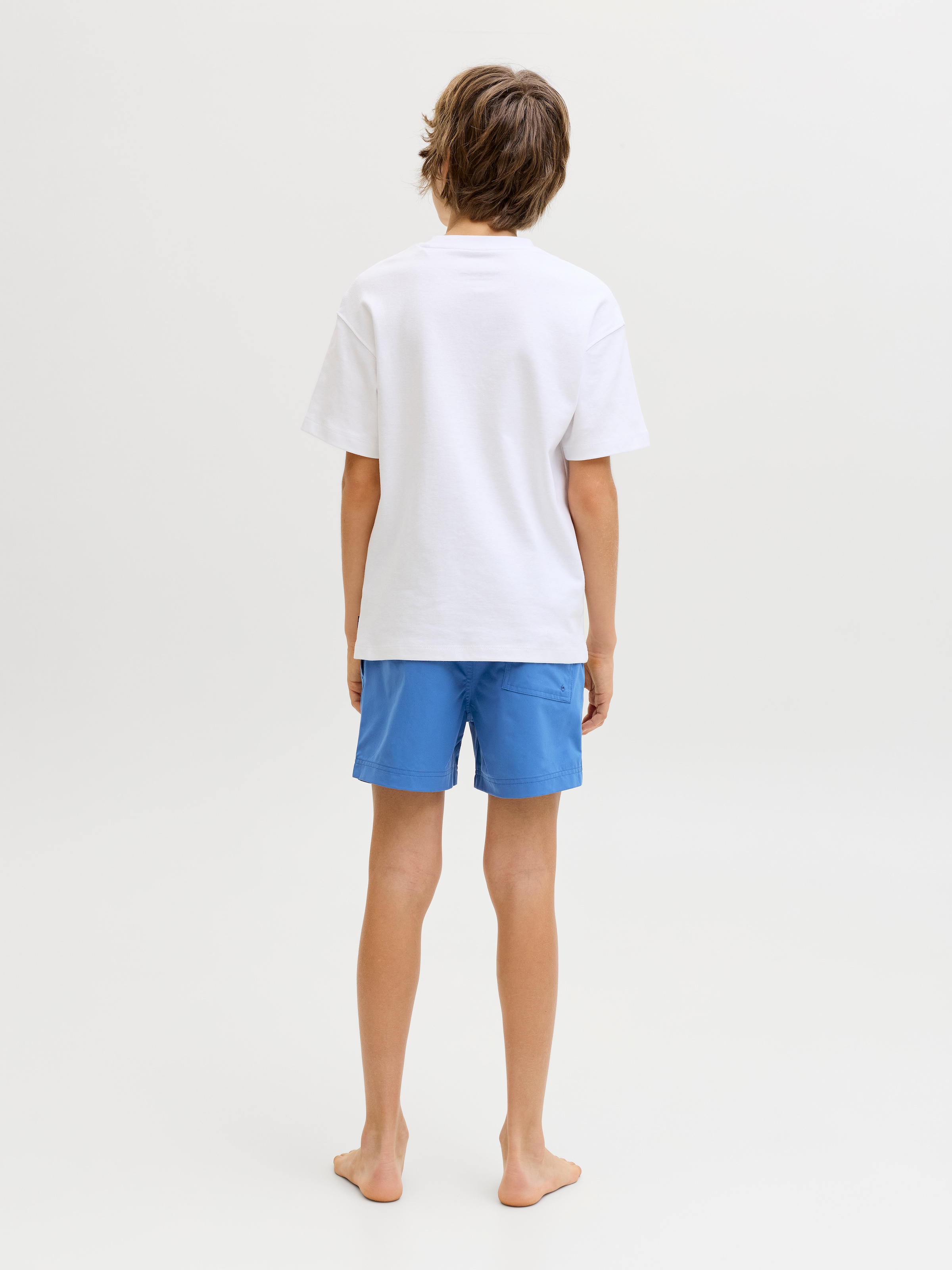 Jack & Jones Junior Badeshorts »JPSTMAUI SURF DOUBLE WB SWIMSHORT SN JNR« mit Logobund und Kordelzug