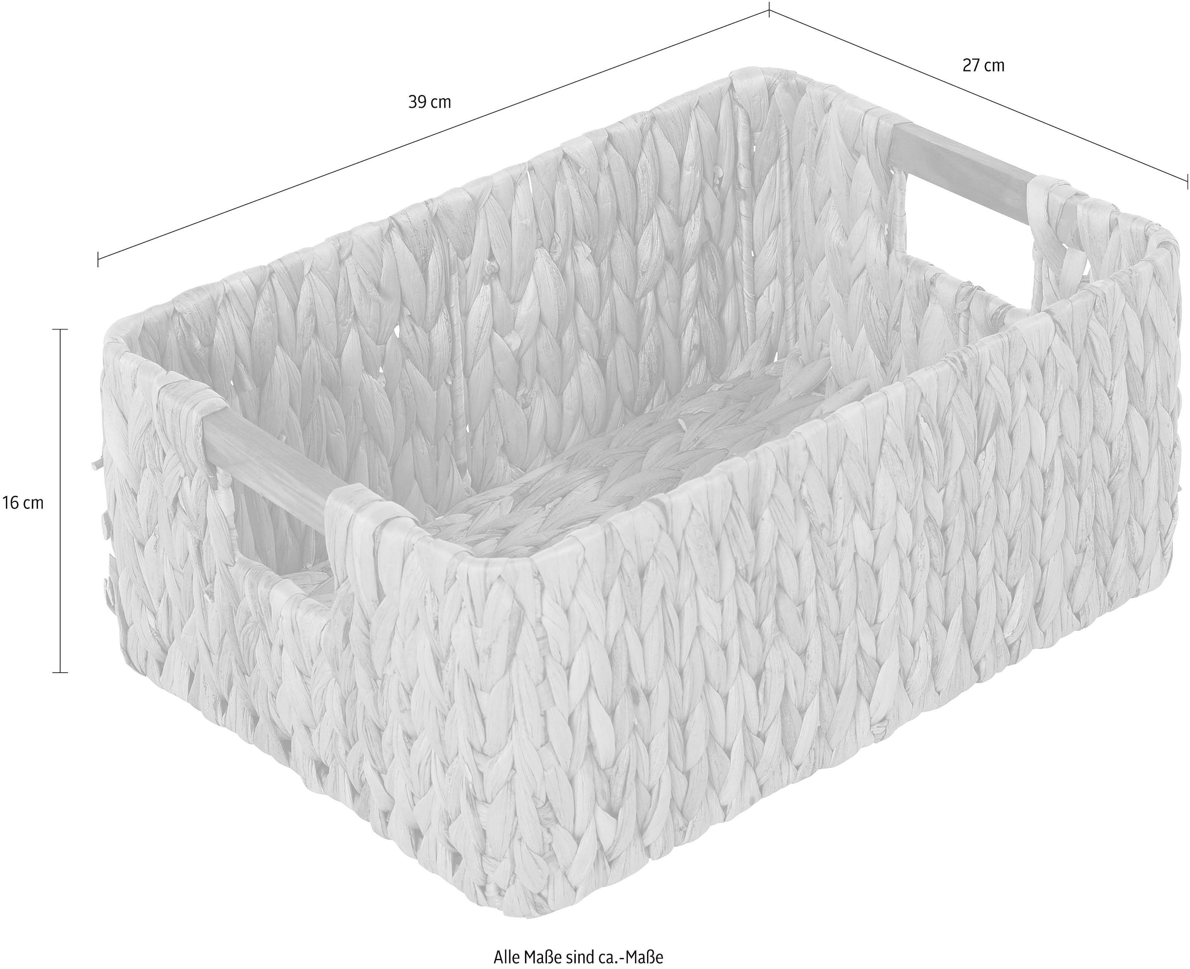 »Flechtkorb«, Home cm Aufbewahrungskorb affaire 39/27/16 (B/T/H):