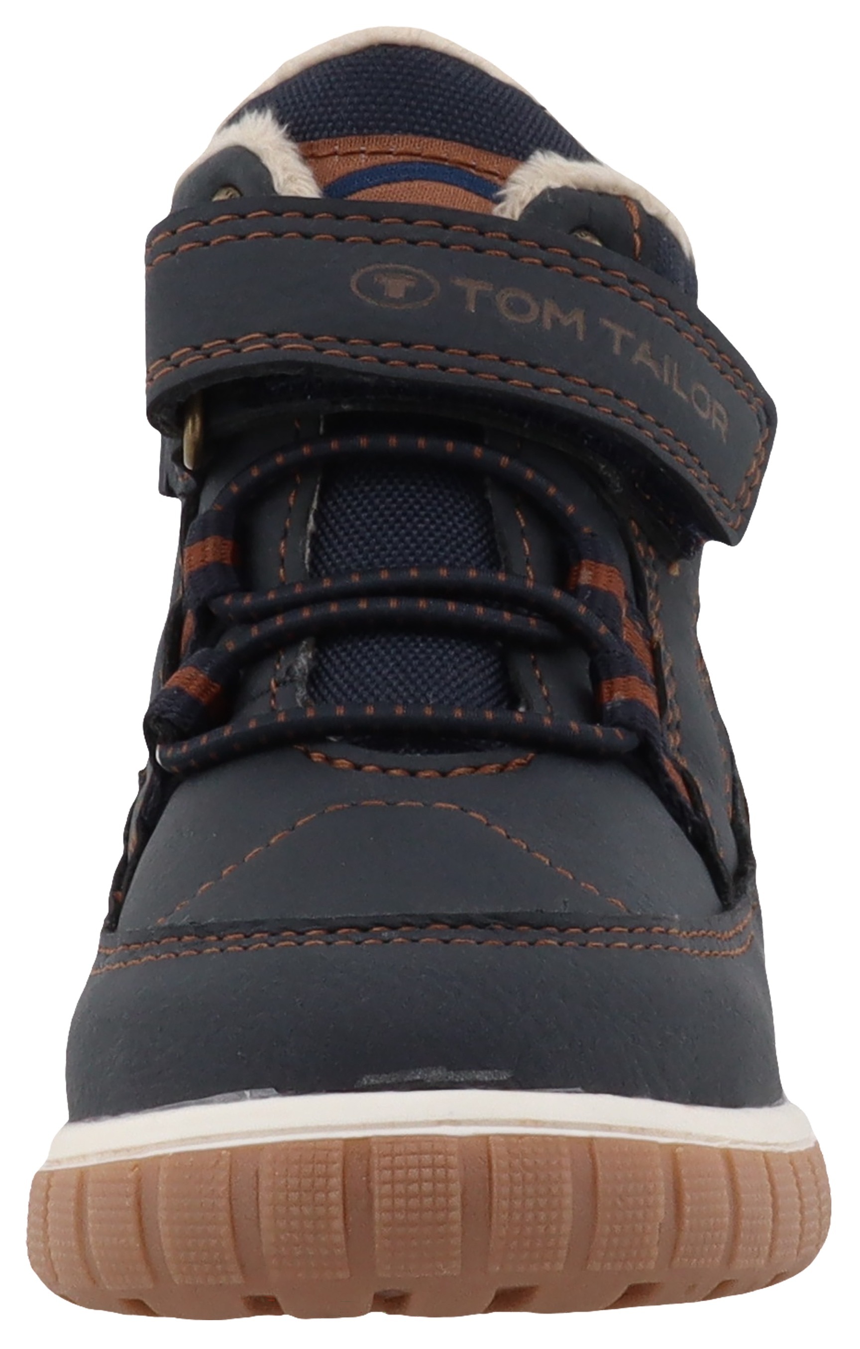 TOM TAILOR Winterboots, Klettschuh, High-Top-Sneaker, Outdoorschuh mit Kontrastnähten