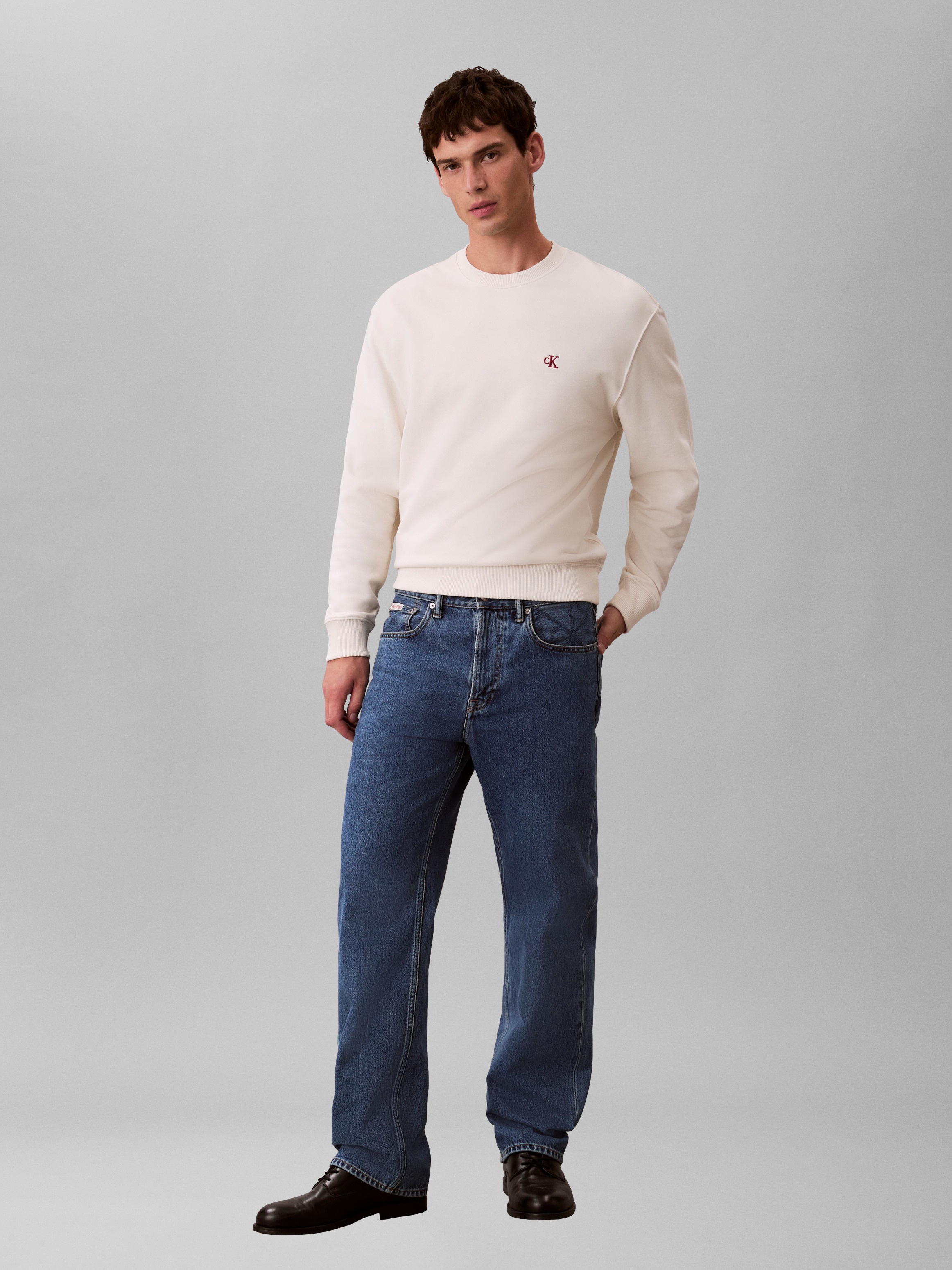 Calvin Klein Jeans Sweatshirt , Regular fit mit Rundhalsausschnitt

