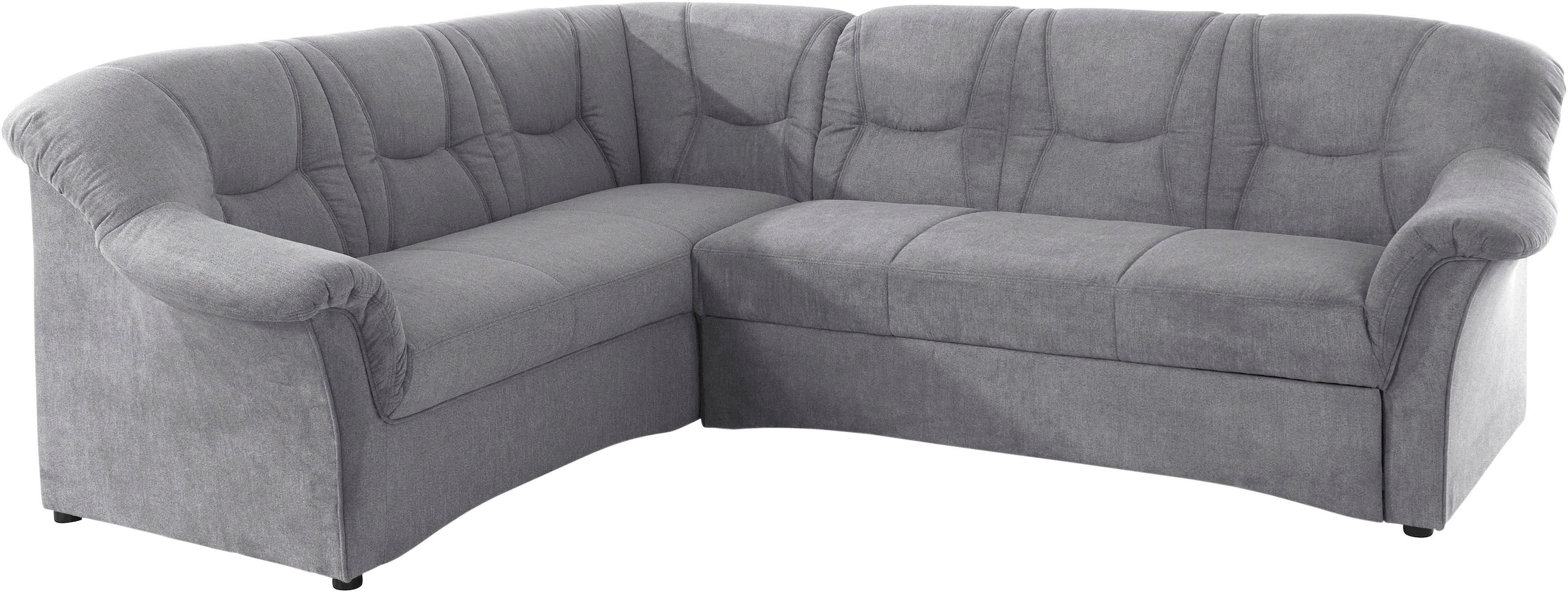DOMO collection Ecksofa »Sarafina zeitlos und komfortabel, optional mit Federkern, L-Form«, wahlweise mit Bettfunktion