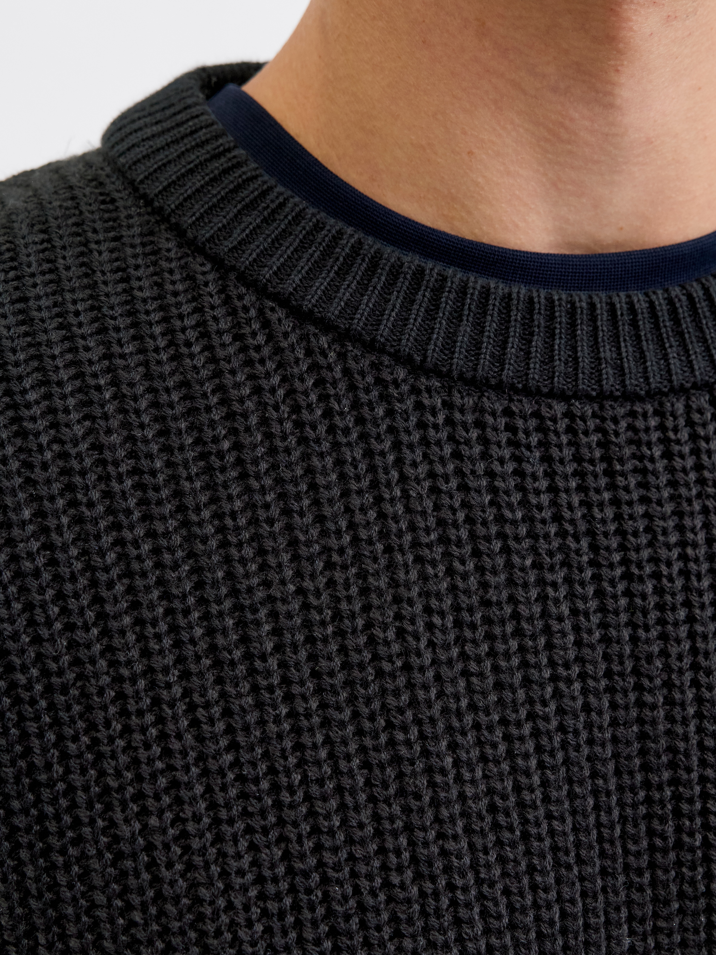 Jack & Jones Rundhalspullover »JJKAITO KNIT CREW NECK BF«