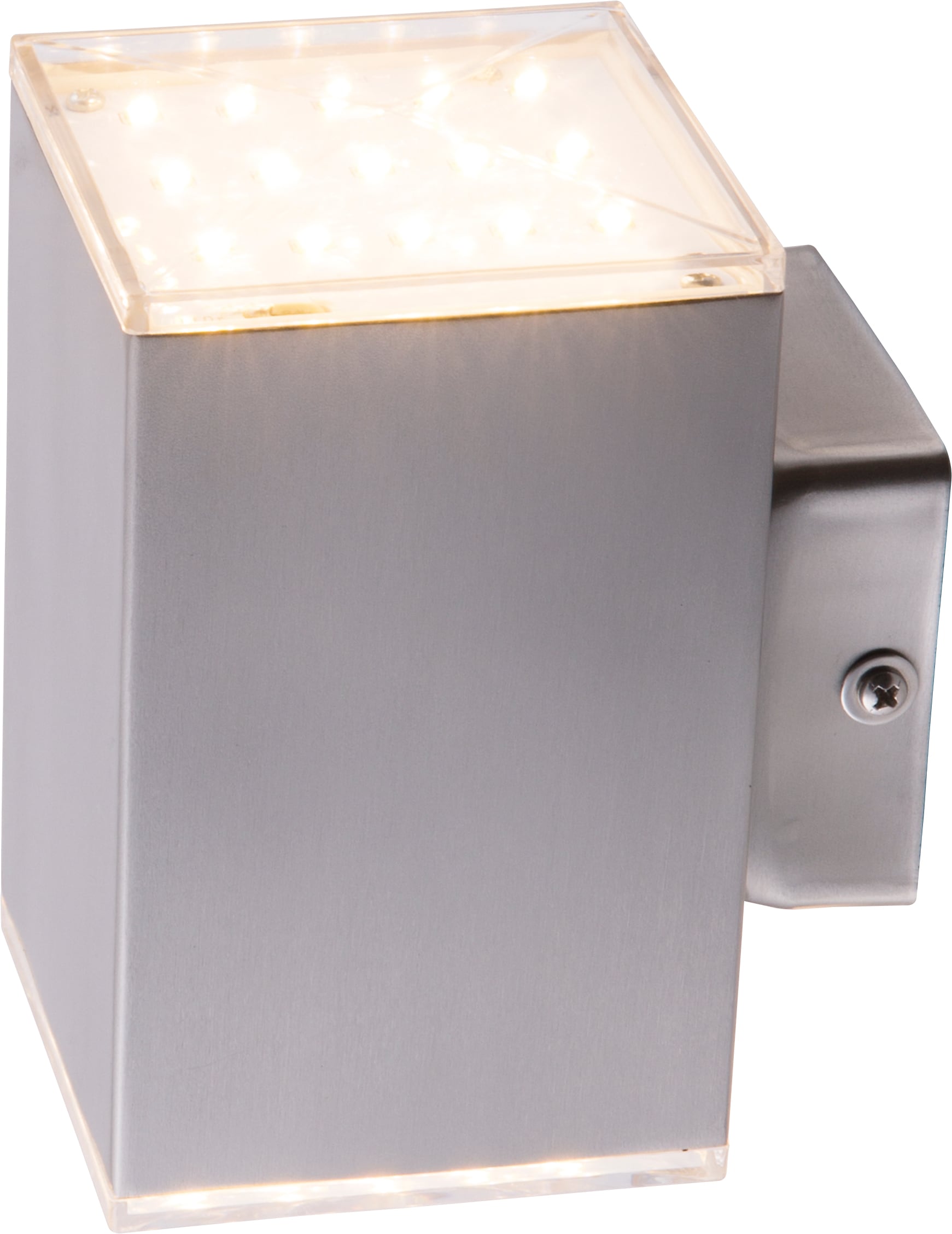 HEITRONIC LED Wandleuchte »Kubus«, 2 flammig-flammig, Wandlampe, Außenlampe,Lichtaustritt  nach oben und unten, aus Edelstahl online kaufen | mit 3 Jahren XXL  Garantie
