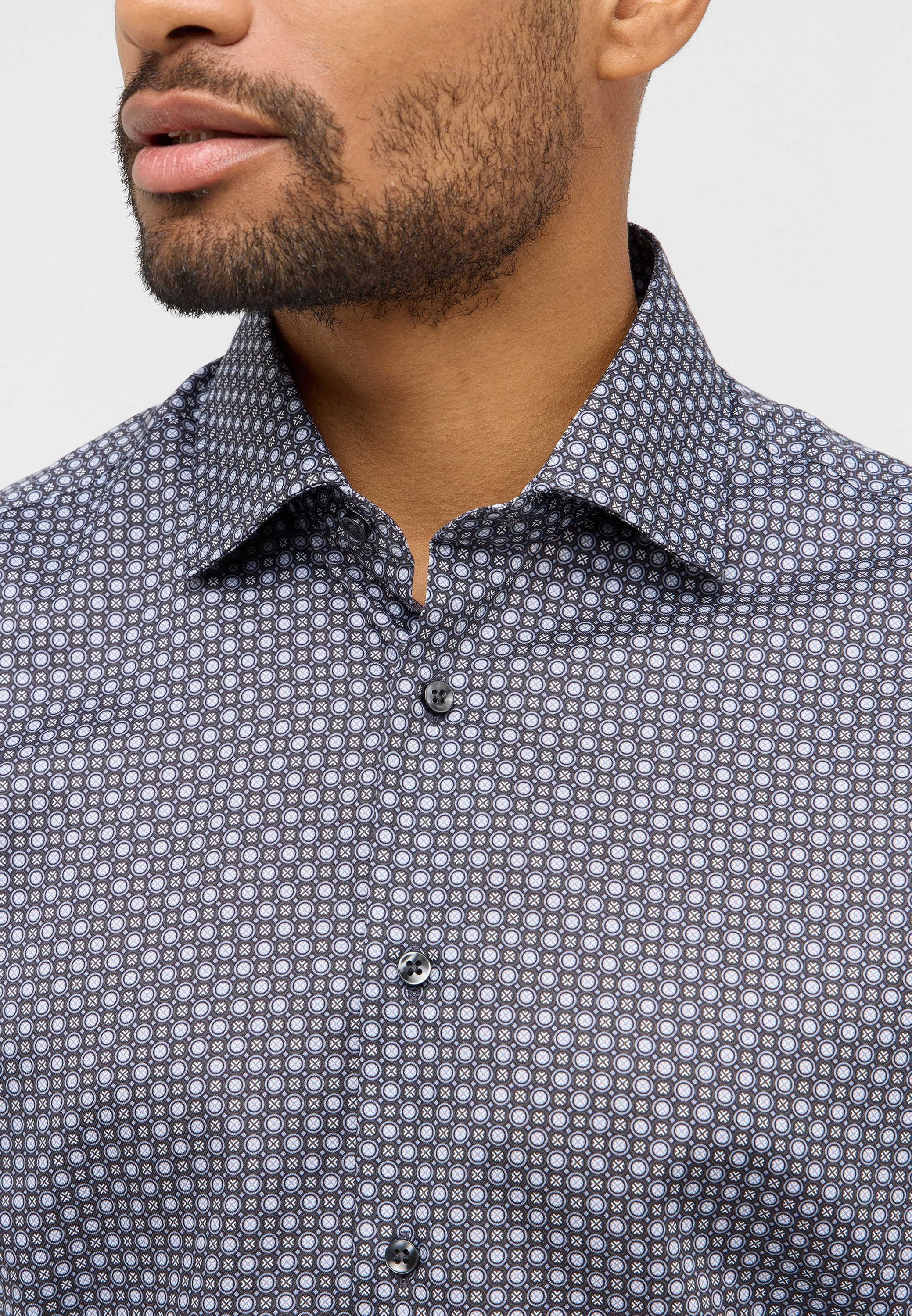 Eterna Langarmhemd »MODERN FIT«, NON IRON (bügelfrei)