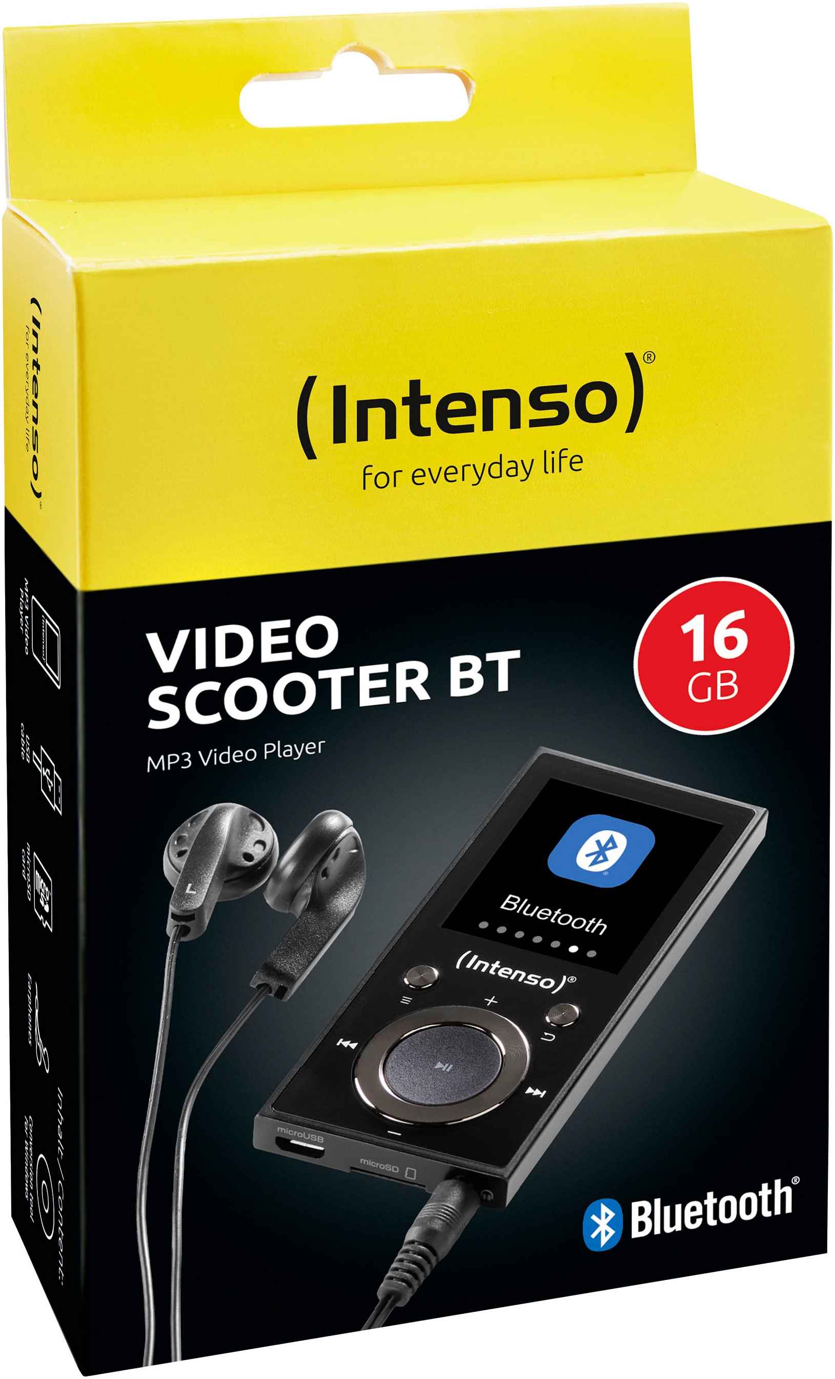 Intenso MP3-Player »Video Scooter BT«, (16 GB Bluetooth)