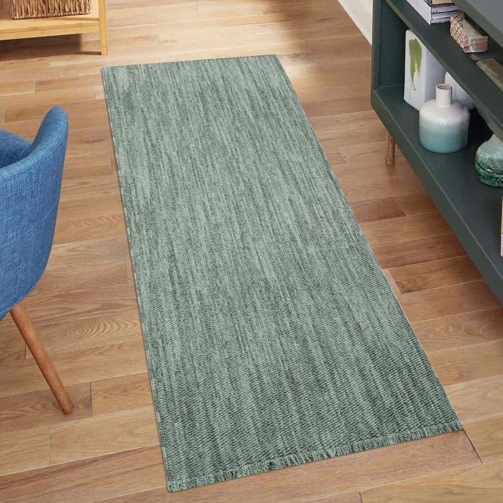 Carpet City Teppich »LINDO 8843«, rechteckig, 11 mm Höhe, Kurzflor, Hochtief-Muster/ 3D-Effekt, Fransen, Boho-Stil, Wohnzimmer