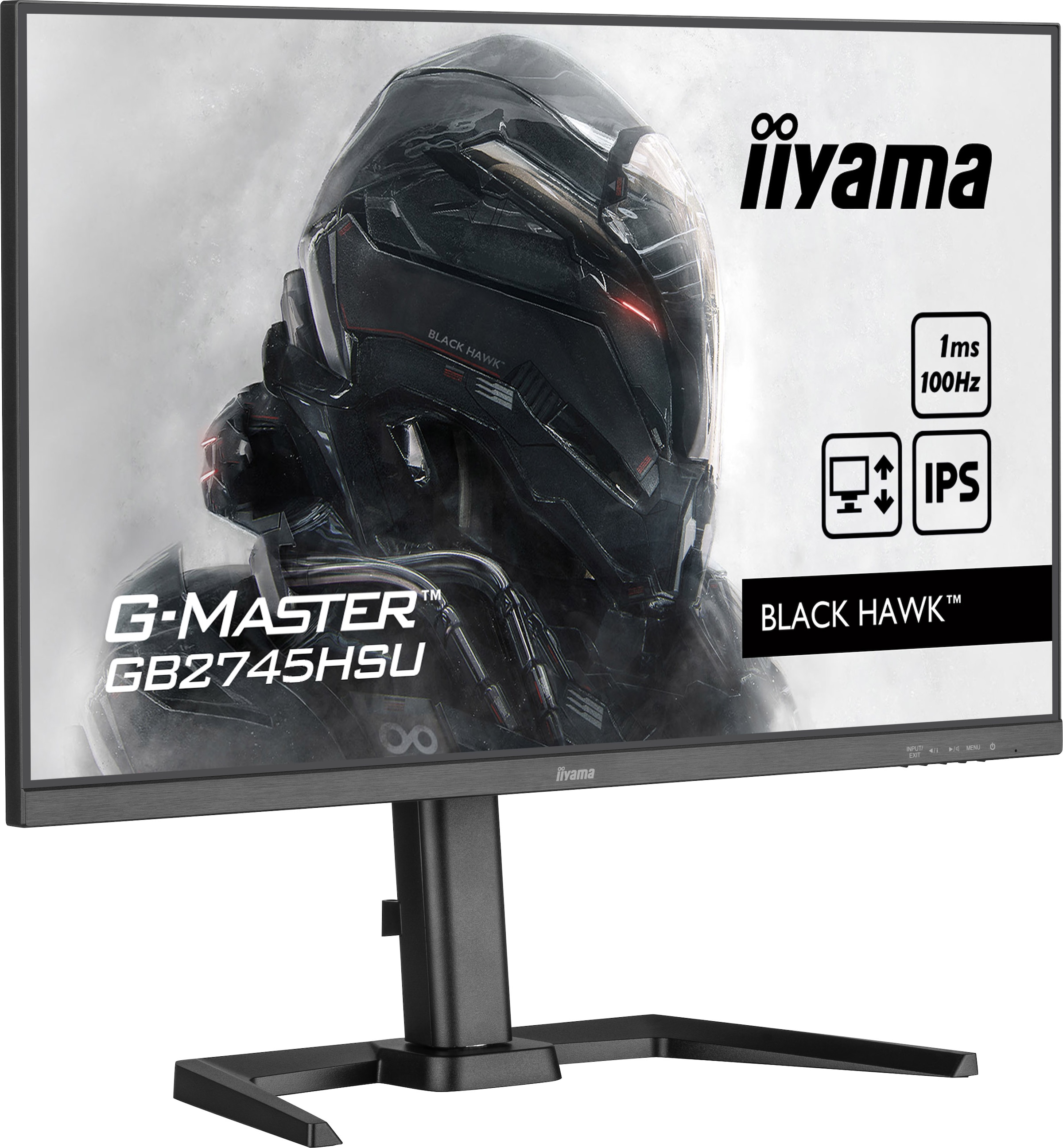 Iiyama Gaming-Monitor »GB2745HSU-B1«, 68,6 cm/27 Zoll, 1920 x 1080 px, Full HD, 1 ms Reaktionszeit, 100 Hz