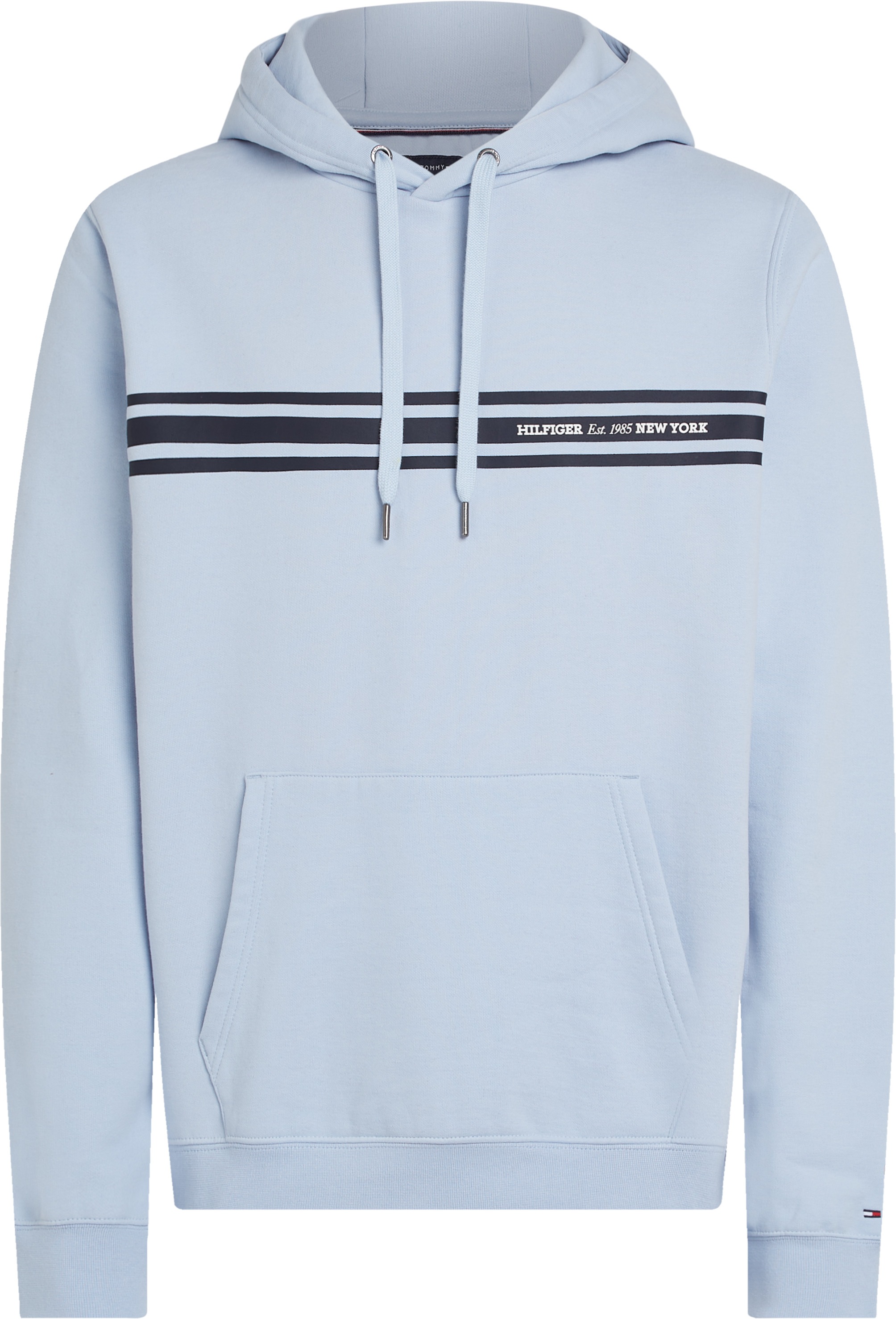 Tommy Hilfiger Kapuzensweatshirt »CENTRAL CHEST STRIPE HOODY«, mit kontrastfarbenen Print