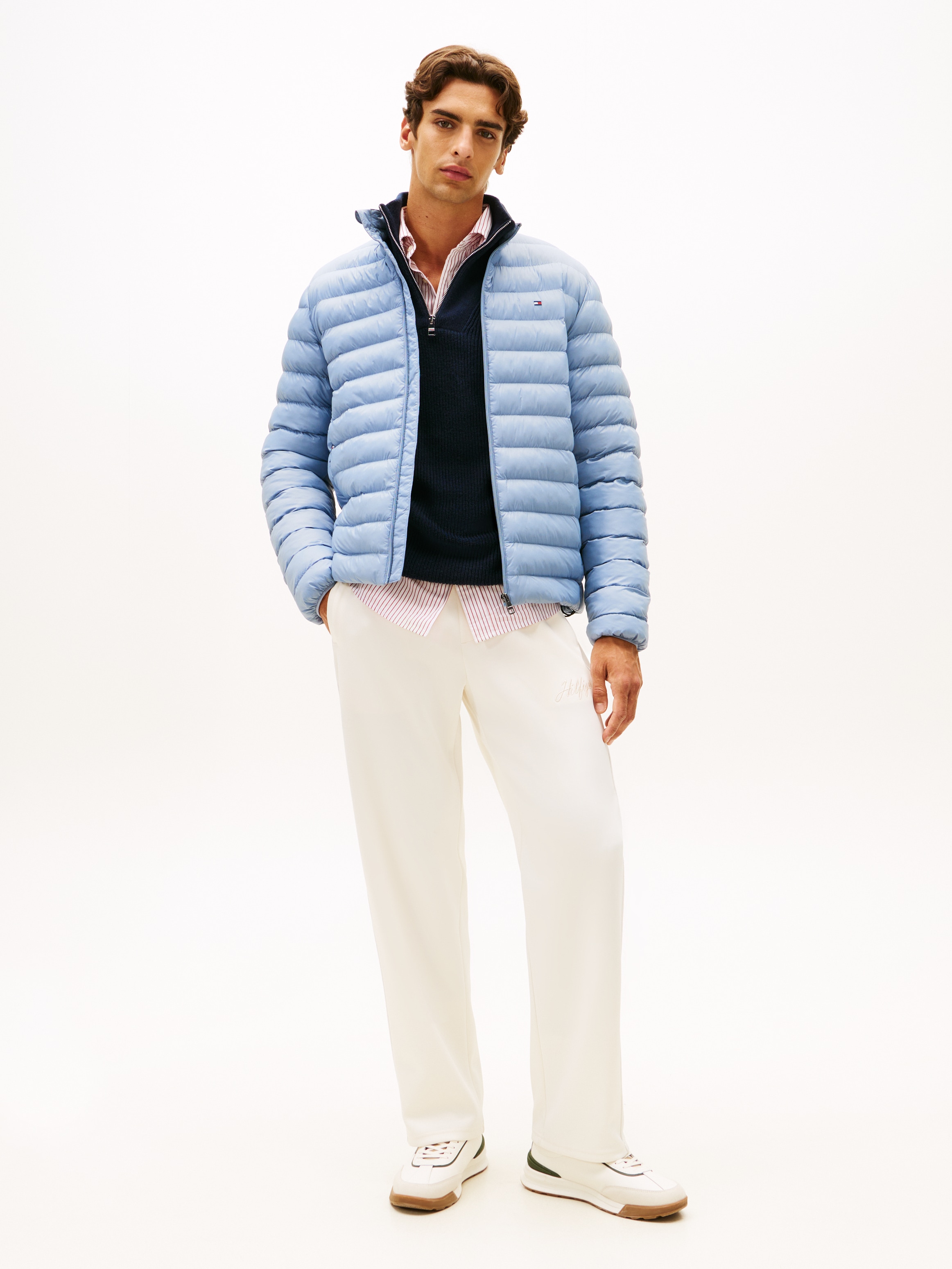 Tommy Hilfiger Steppjacke »PACKABLE RECYCLED JACKET« Winterjacke mit Logostickerei