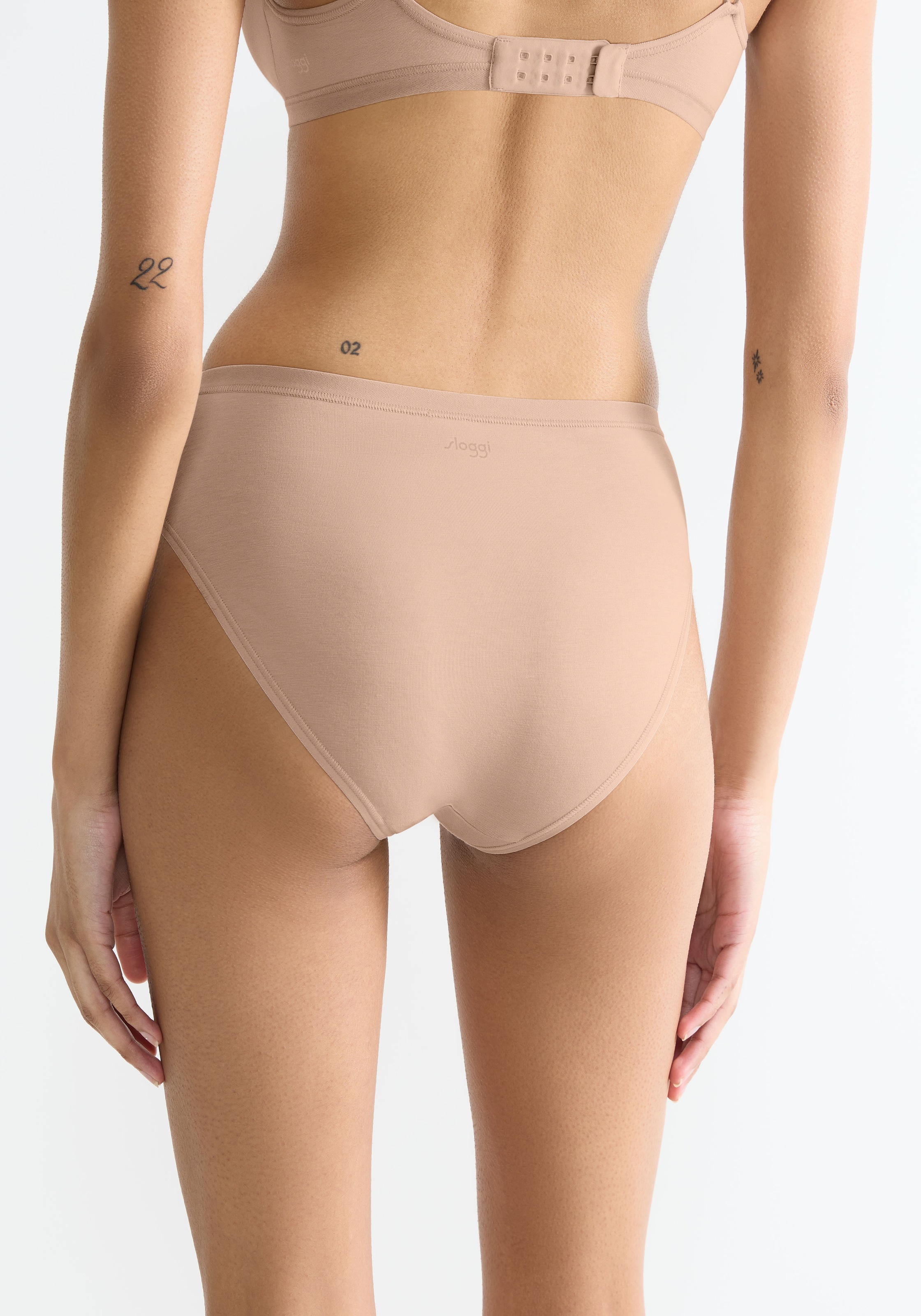sloggi Slip »GO Daily Cotton Tai 3P«, (3er Pack), glanzeffekt Details