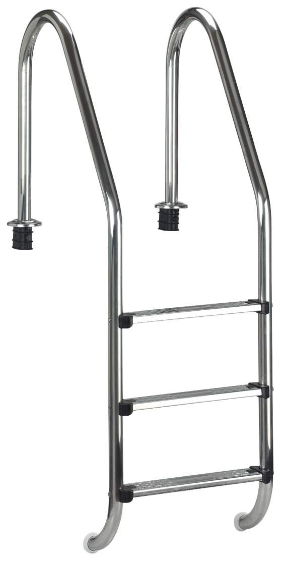 Clear Pool Ovalpool 490x300x120 cm inkl. Tiefbeckenleiter aus Edelstahl