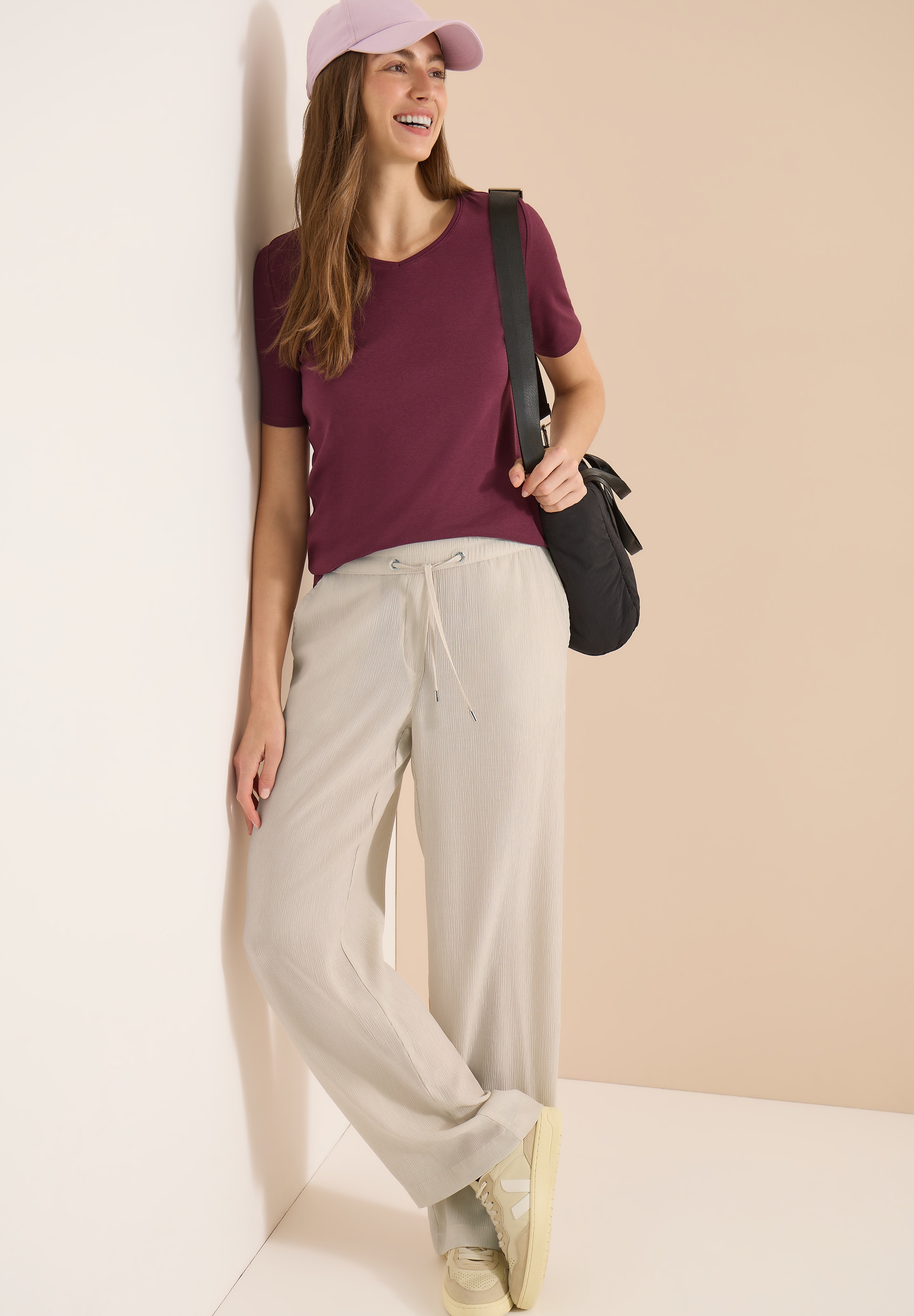 Cecil Stoffhose »Style Neele«  Sommerhose in Struktur-Optik