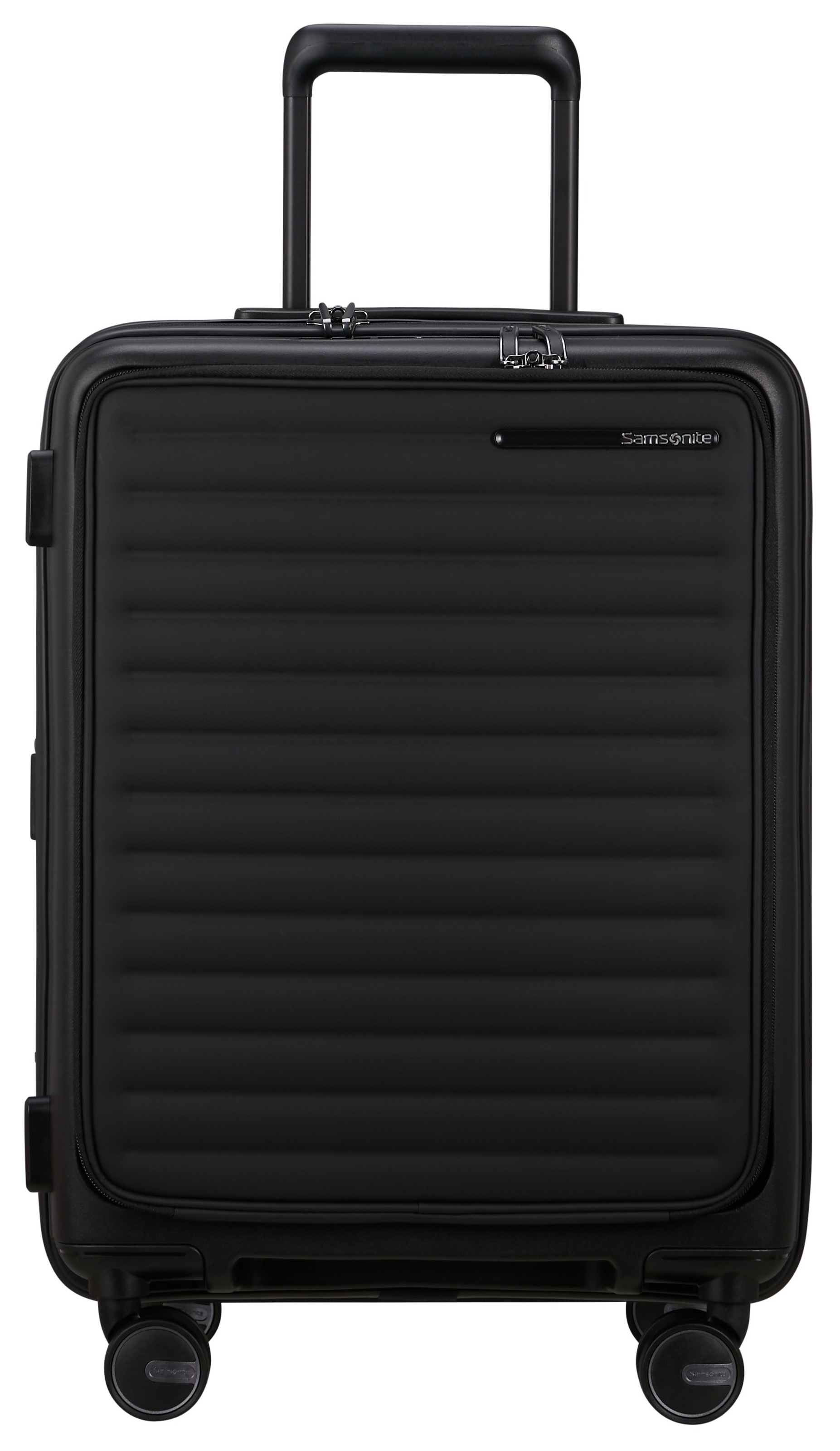Samsonite, Unisex, »RESTACKD, verschiedene Größen und Farben« mit Packtaschen, 42 l 4 Rollen Reisekoffer mit TSA Schloss Volumenerweiterung 